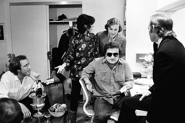 SNL Alan Zweibel Laraine Newman John Belushi Brian Doyle Murphy du- Old Photo