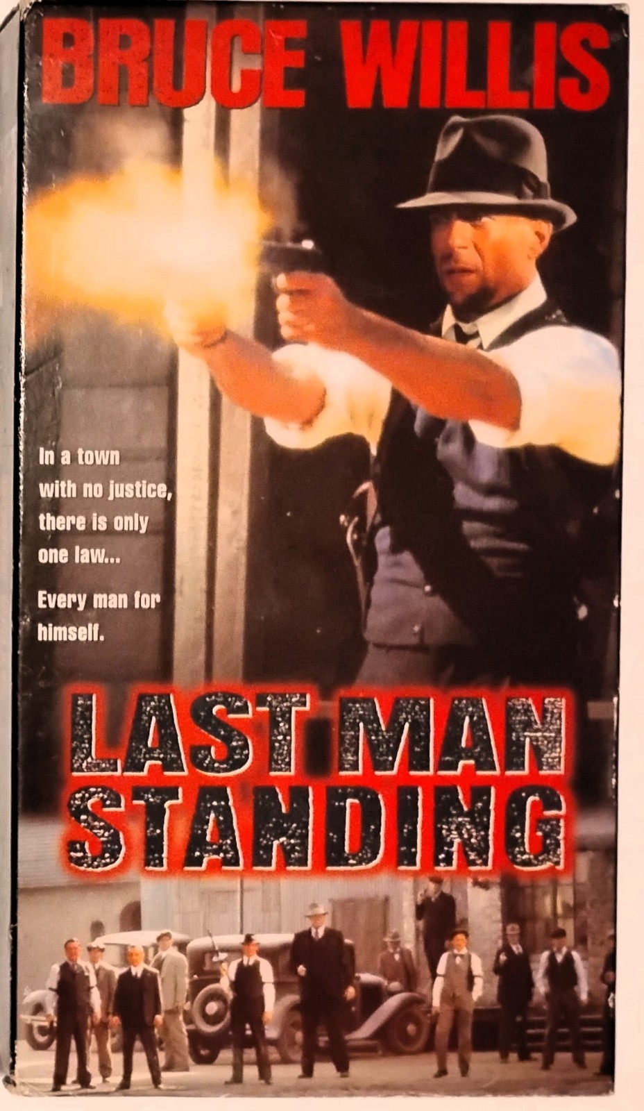 LAST MAN STANDING (1996) VHS Bruce Willis, Christopher Walken, Bruce Dern