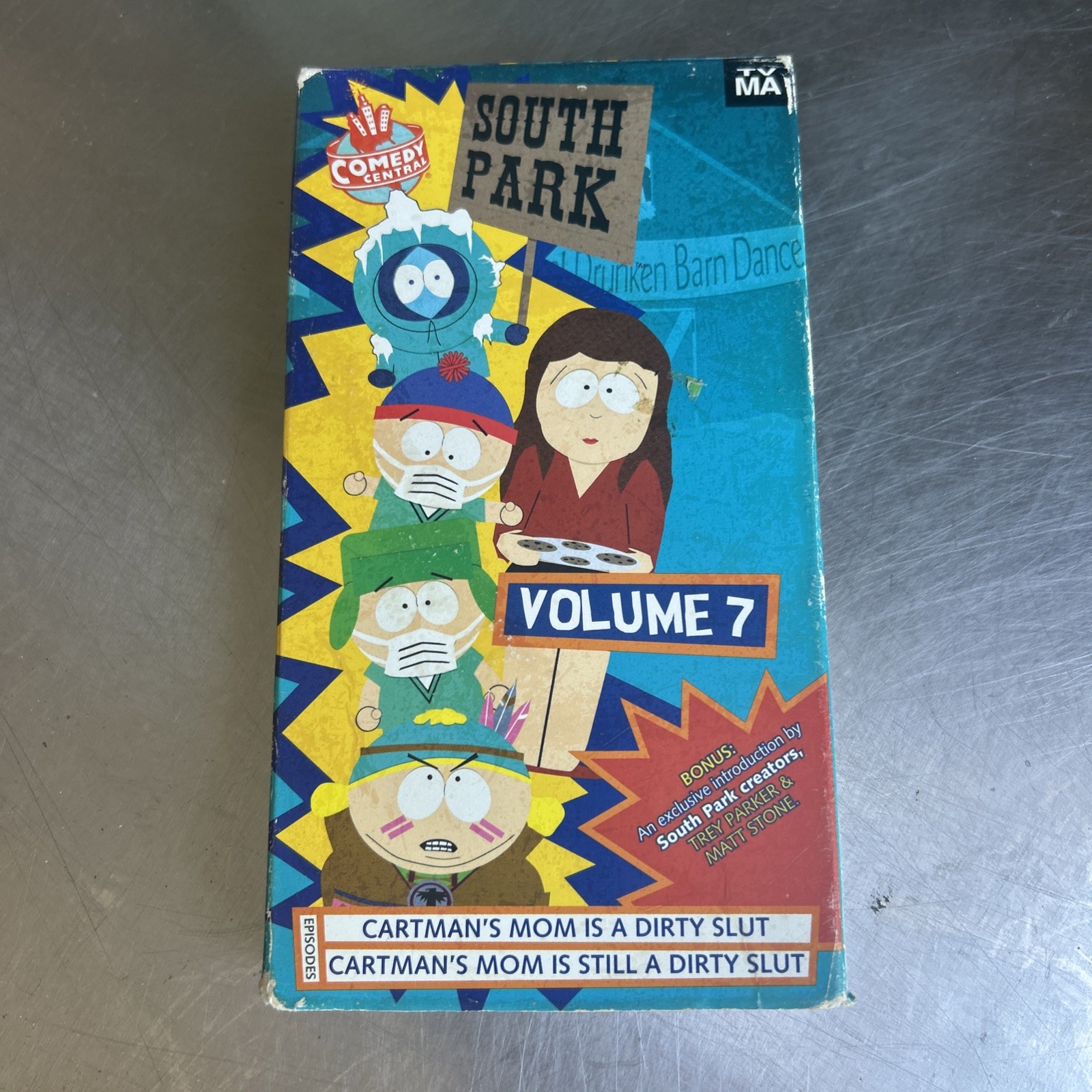 Comedy Central South Park Volume 7 VHS NTSC Animation TV MA Stan Kyle Cartman