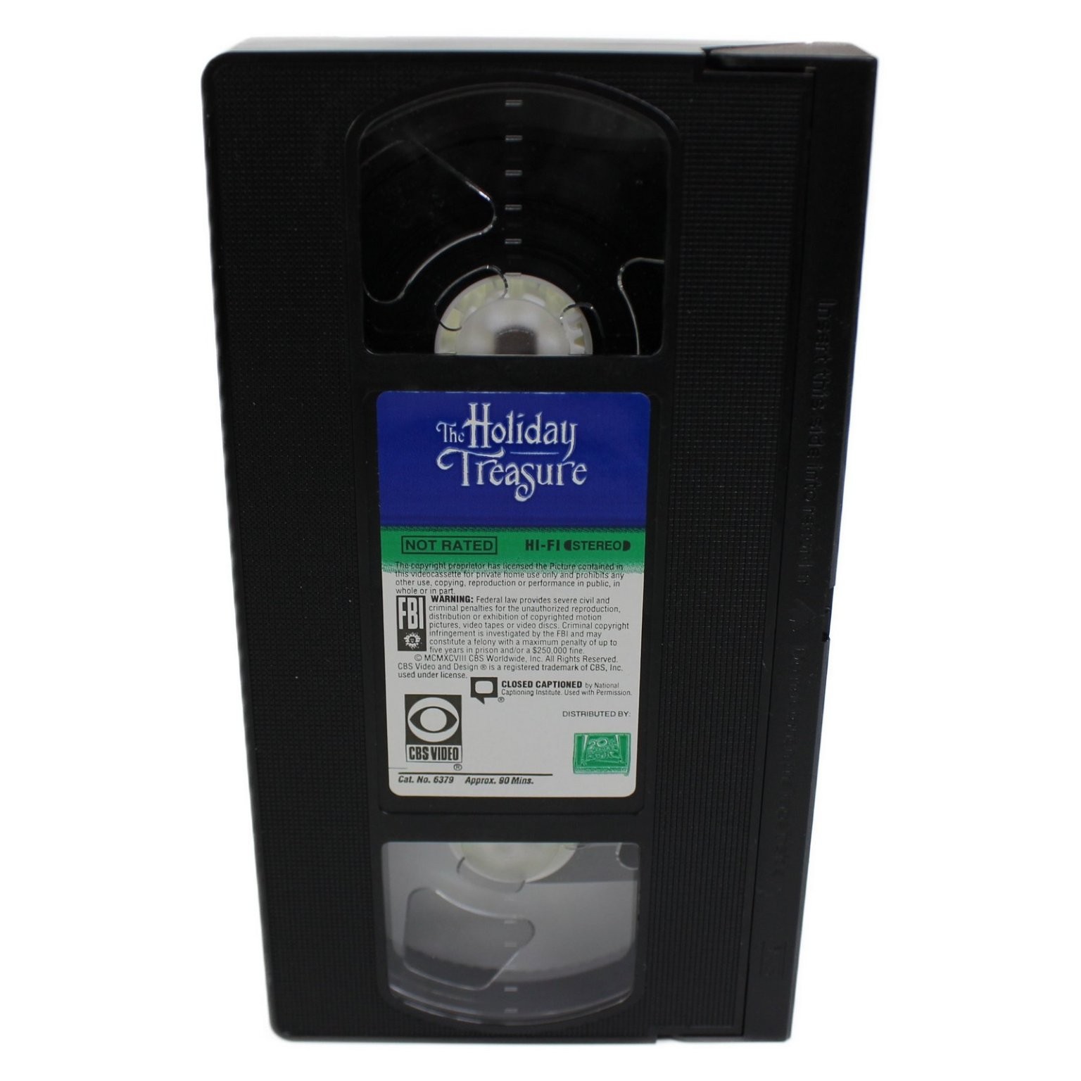 The Holiday Treasure VHS 1993 Family Drama CBS Video Hi-Fi Stereo