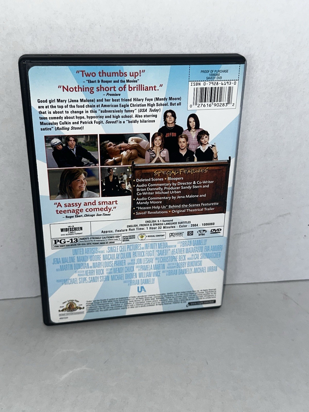 Saved! – (DVD 2004) Mandy Moore, Macaulay Culkin