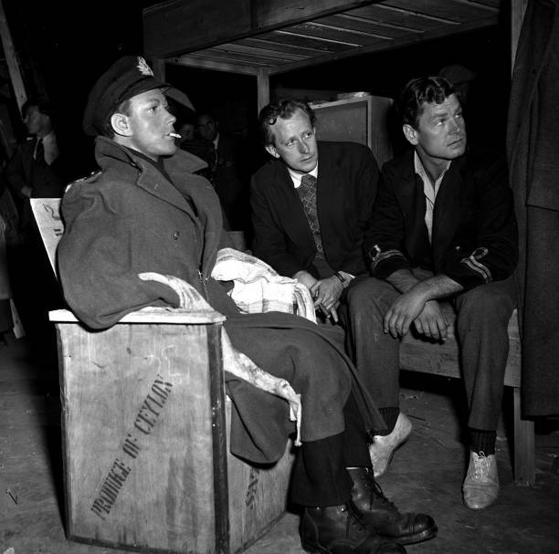 director Lewis Gilbert and Actor Anthony Steel 1950s Old Photo