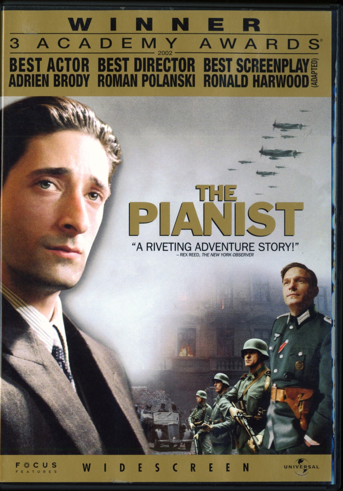 The Pianist (DVD, 2002) **DISC ONLY – NO CASE**