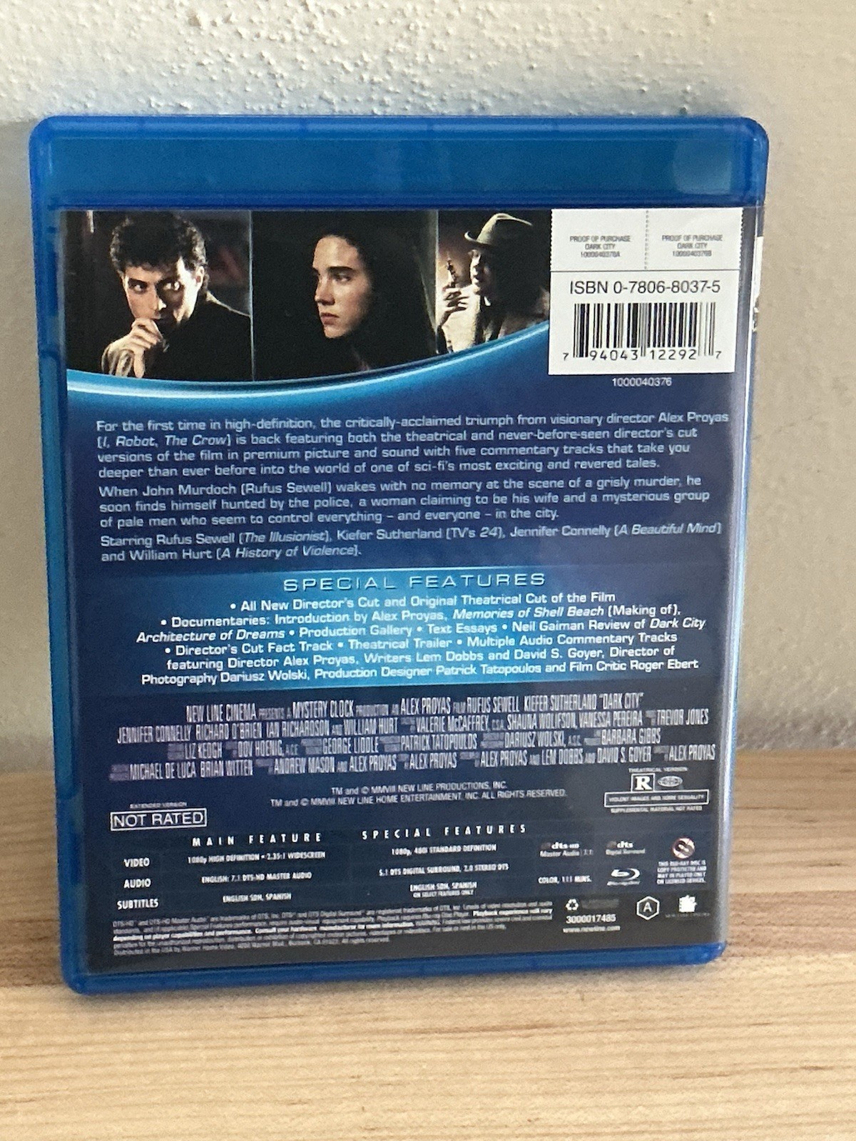DARK CITY (1998) Director’s Cut + Theatrical + Bonus Features | 2008 Blu-ray