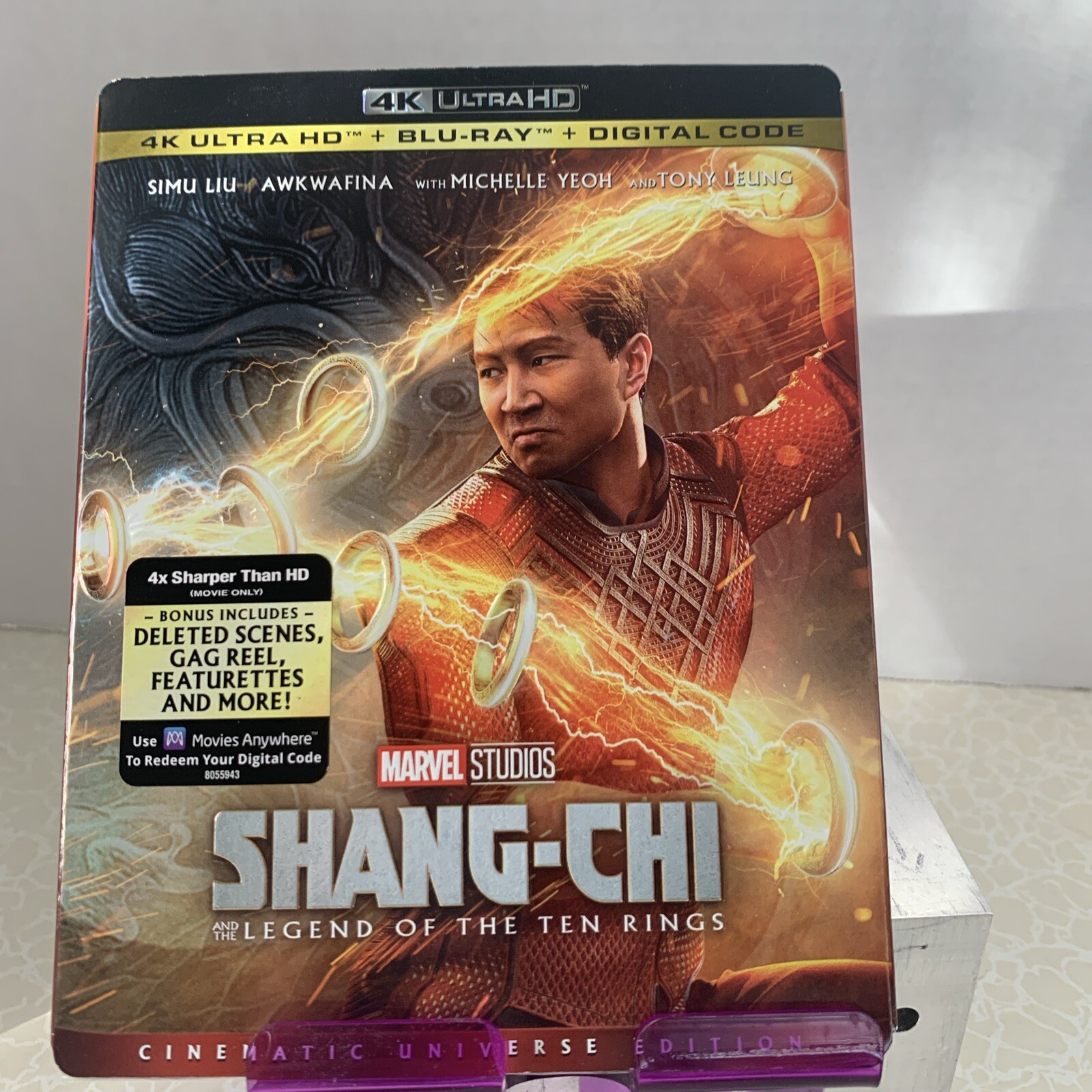 SHANG-CHI AND THE LEGEND OF THE TEN RINGS NEW 4K ULTRA HD BLU-RAY Sealed!