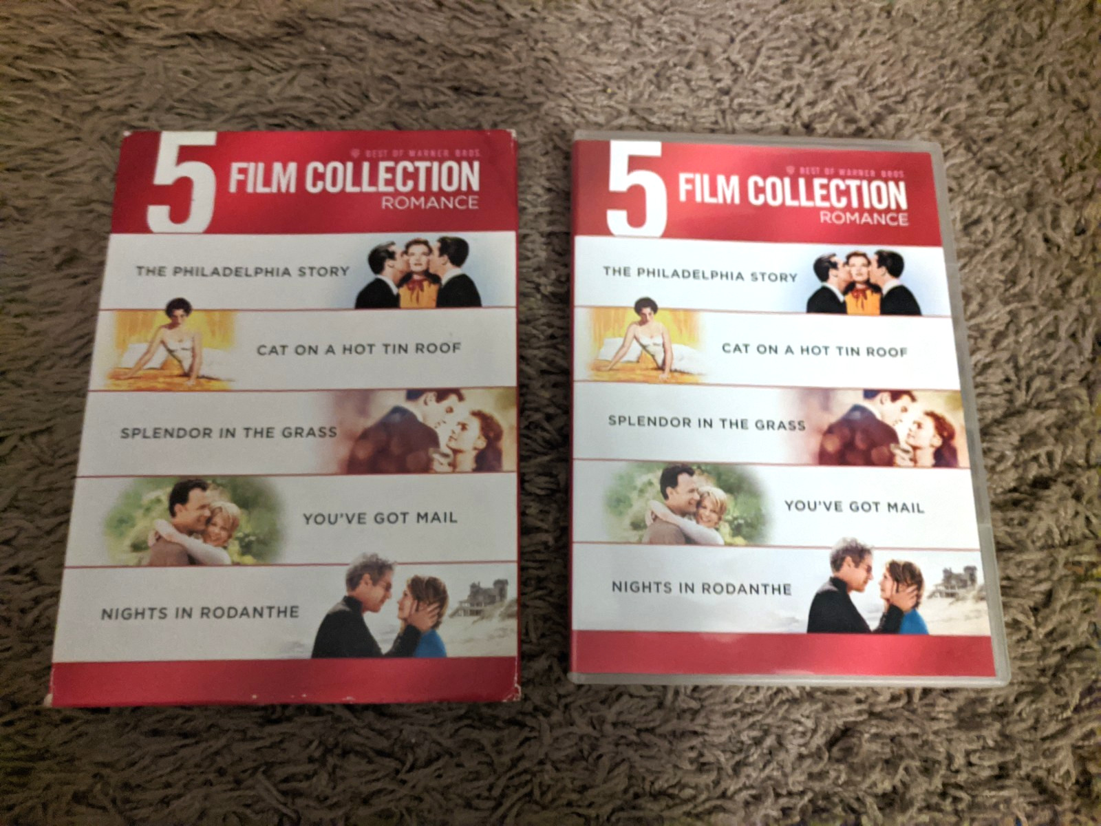 Best of Warner Bros 5 Film Collection ROMANCE (DVD, 2013, 5-Disc Set)