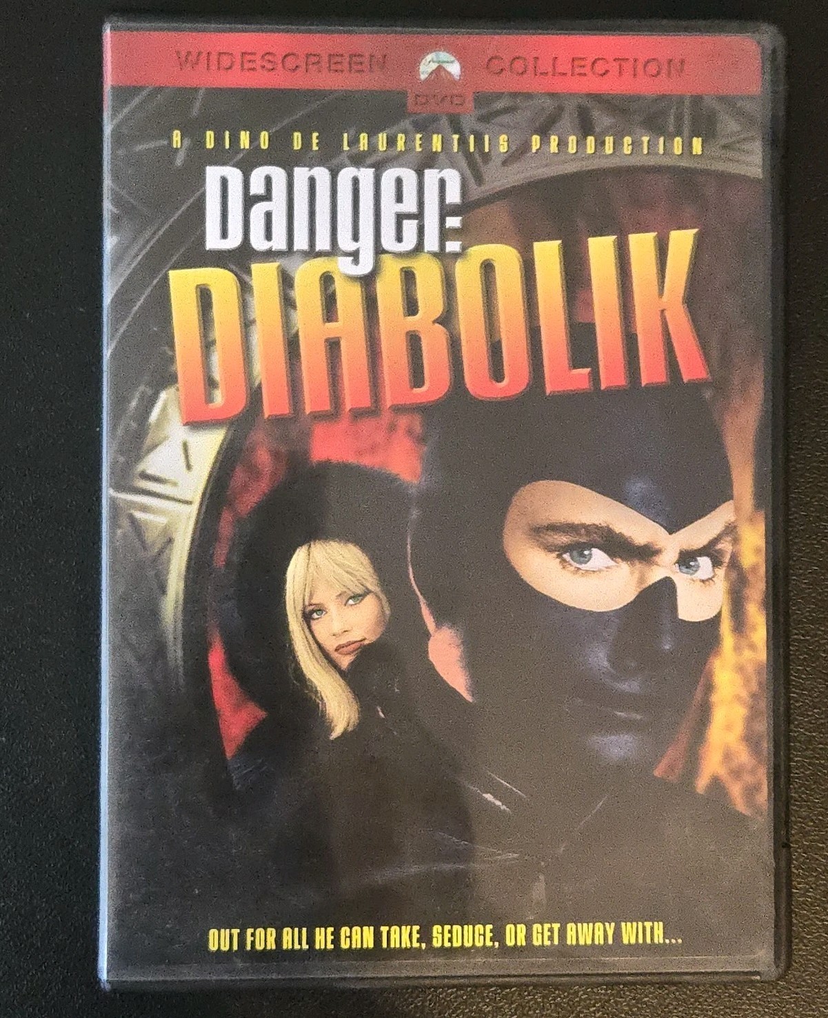 Danger Diabolik DVD Mario Bava Dino De Laurentiis Cult Action Spy Widescreen OOP
