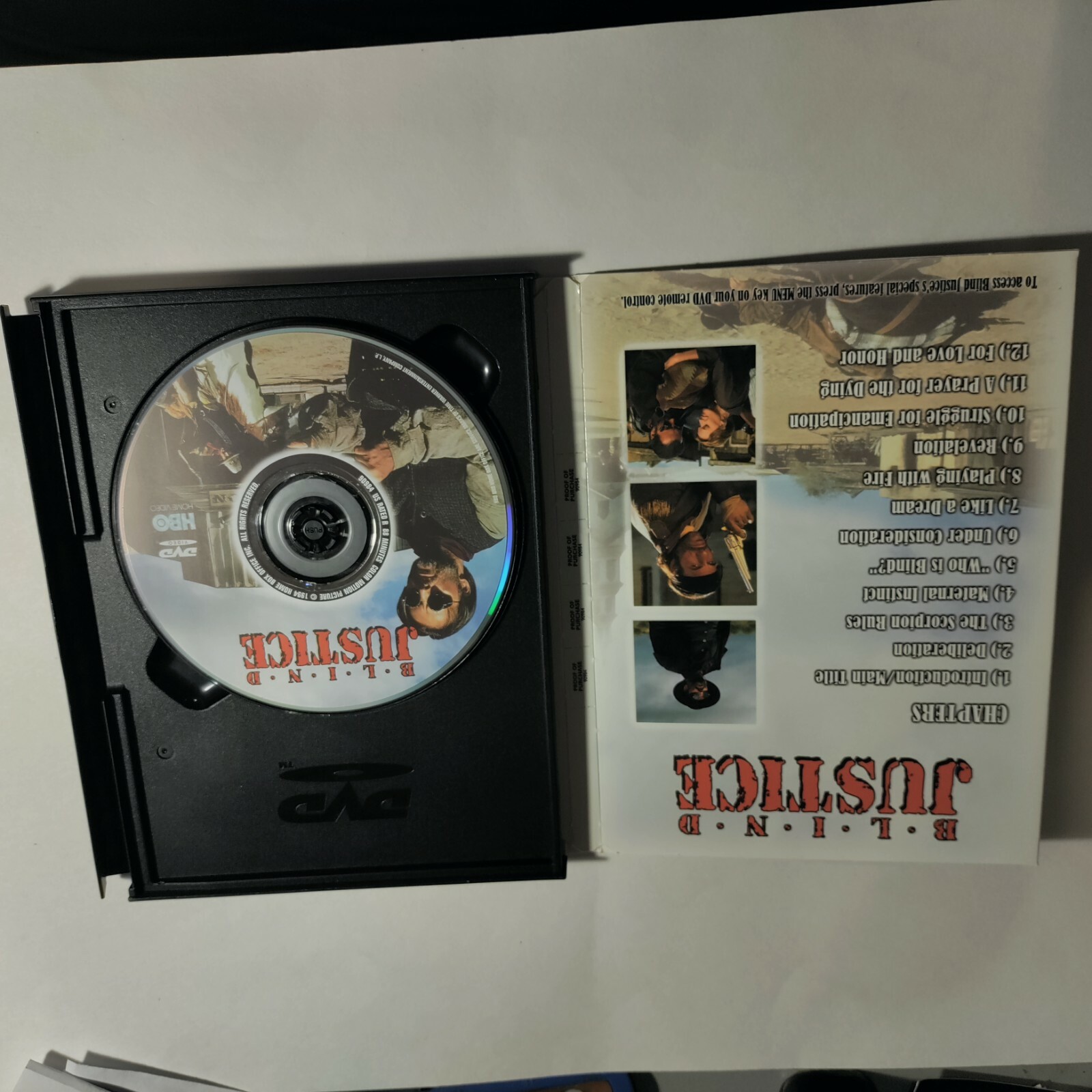 Blind Justice (DVD, 2000) Snap Case-Armand Assante