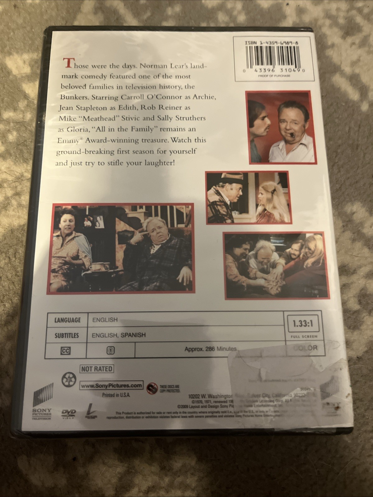 All in the Family: the Complete First 1 Season (DVD) New Sealed Classic Sitcom