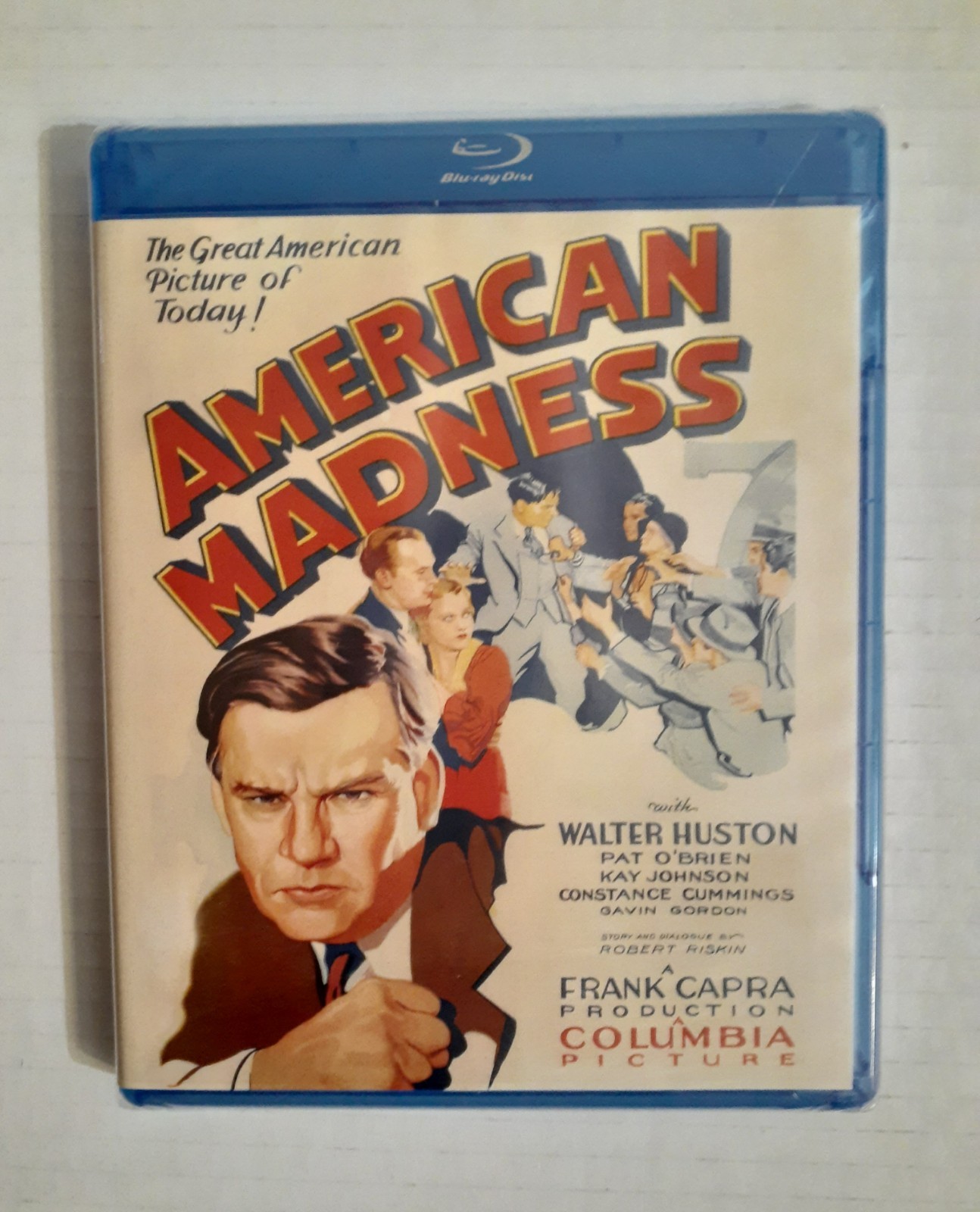 American Madness Blu Ray New Sealed – Frank Capra 1932