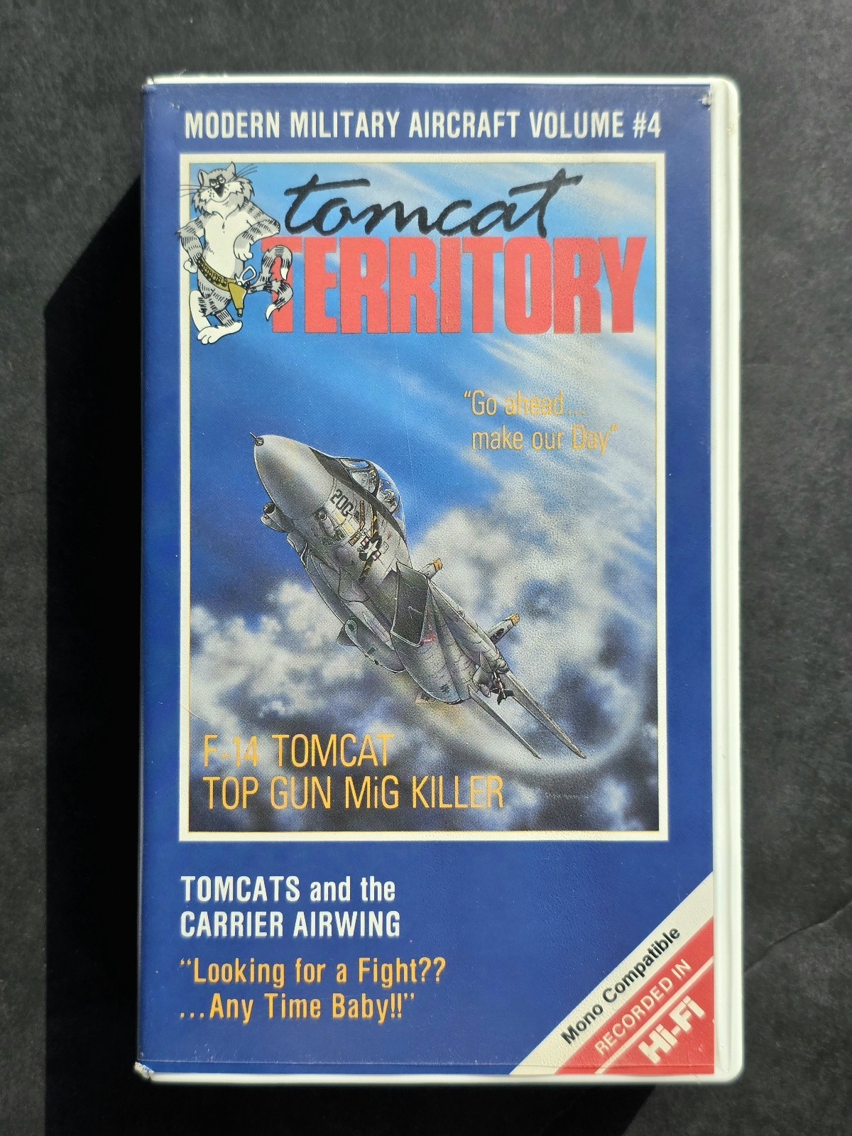 TOMCAT TERRITORY – F-14 Top Gun MiG Killer – Modern Military Aircraft #4 – VHS