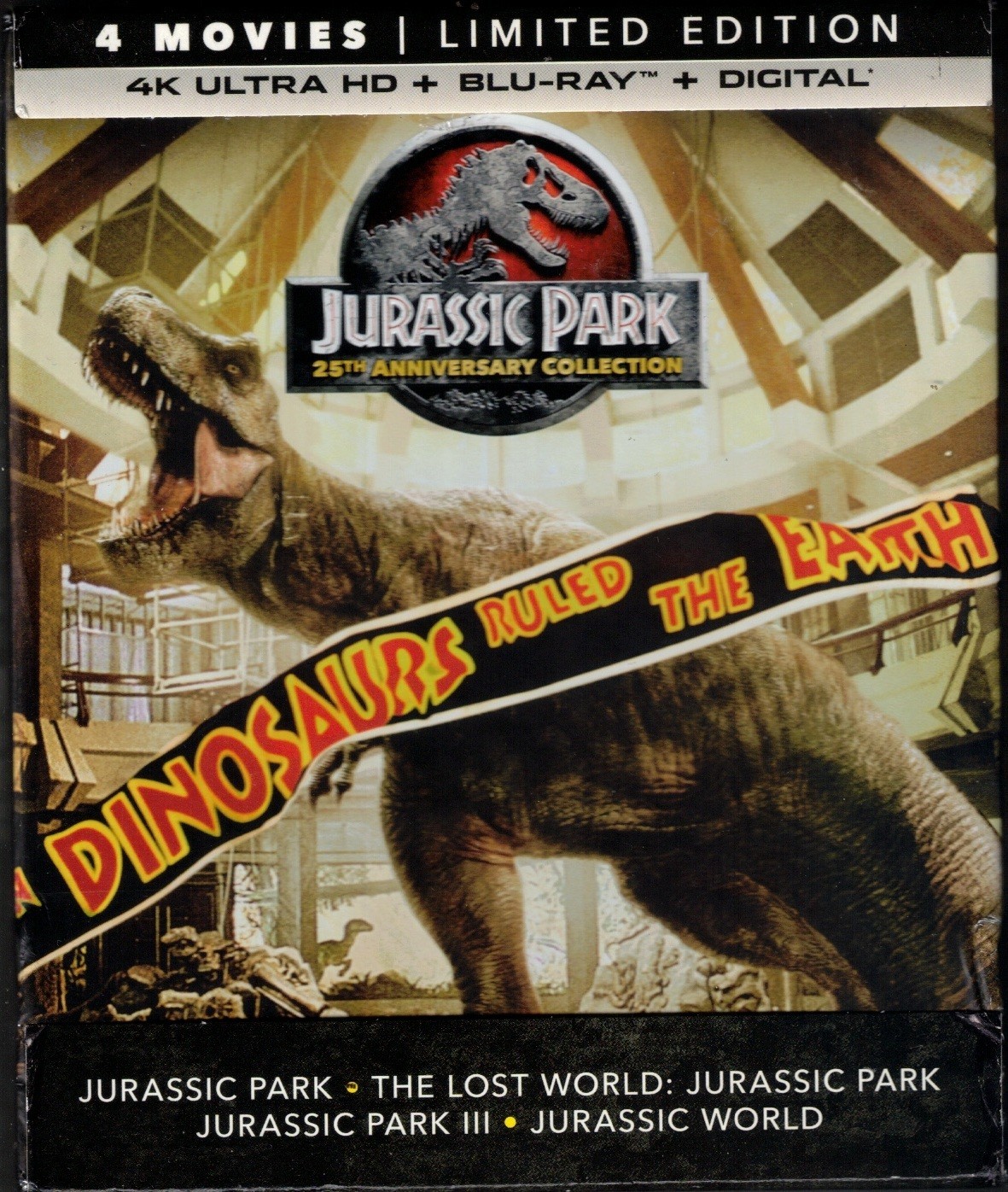 Jurassic Park 25th Anniversary Collection 4K Ultra HD + Blu-ray 8-Disc Box Set