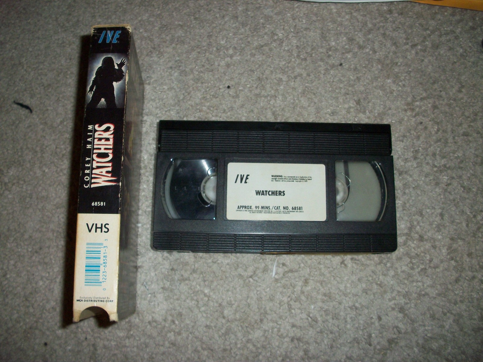 The Watchers (VHS, 1988) Corey Haim **EX-RENTAL**