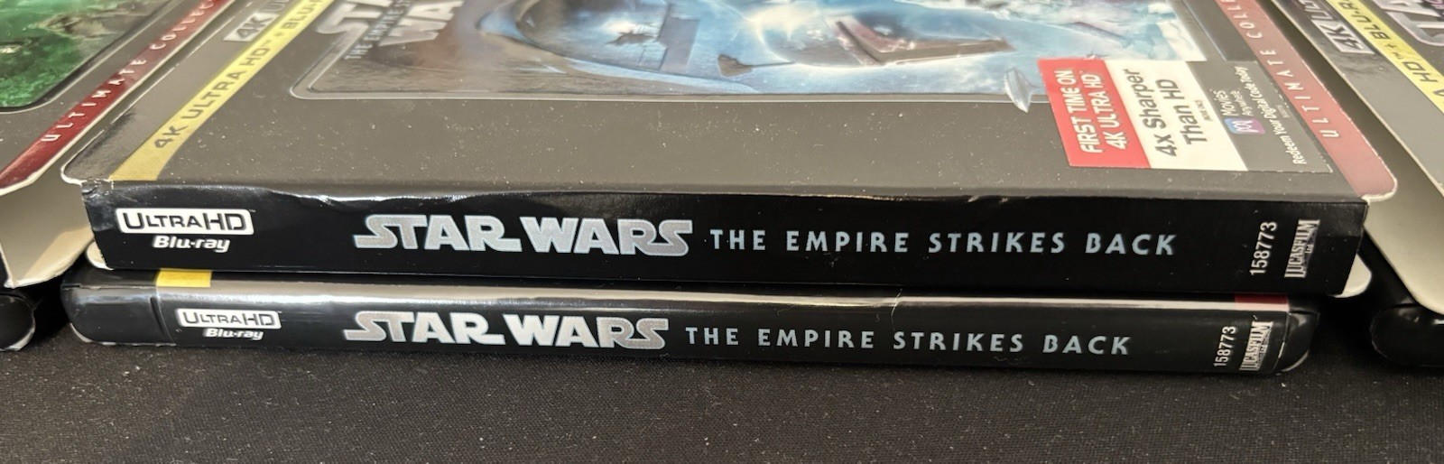 Star Wars Trilogy New Hope + Empire + Jedi 4k Ultra Hd Bluray Lot W/ Slipcover