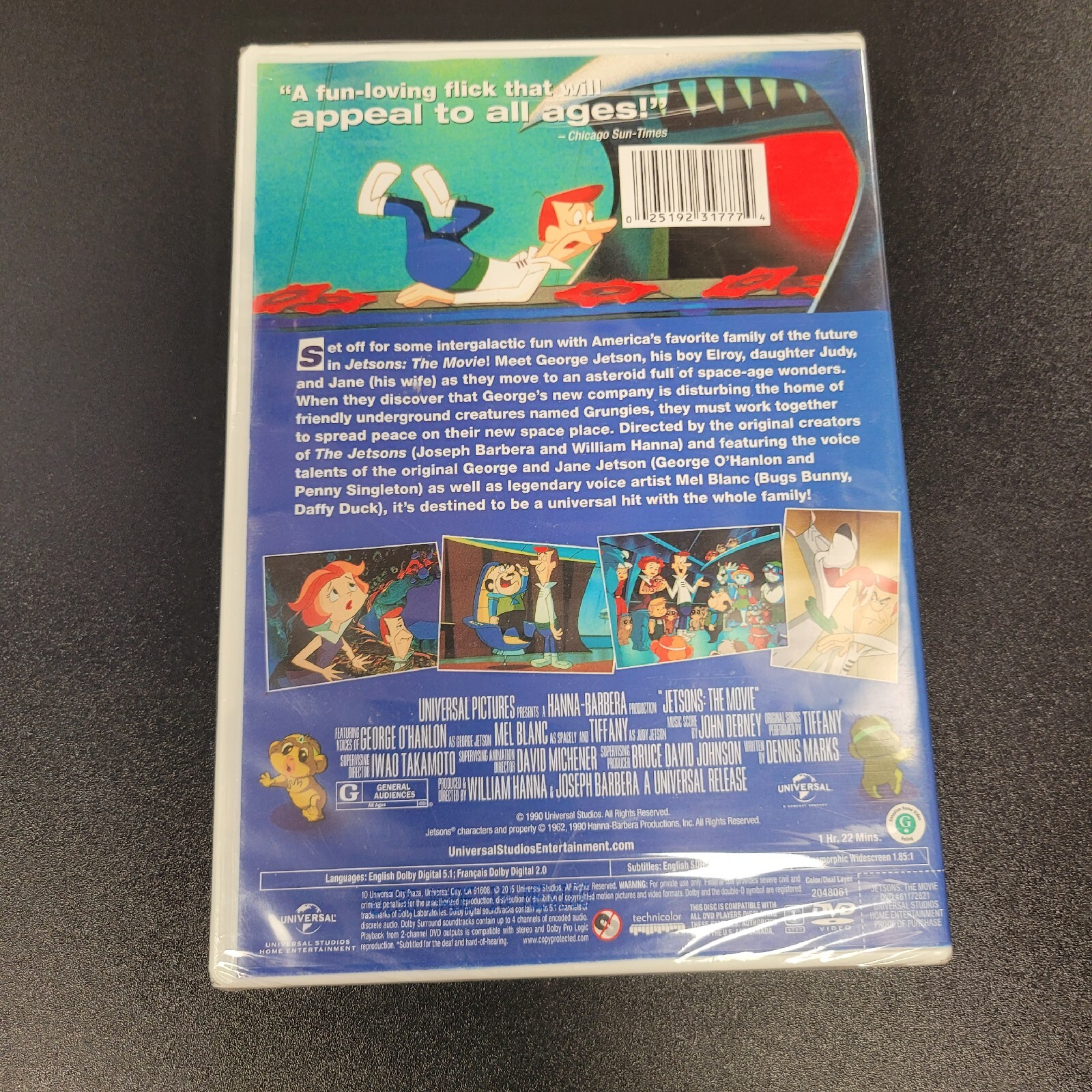 Jetsons: The Movie (DVD, 1990, Animated) ~ Mel Blanc ~ Brand New Sealed