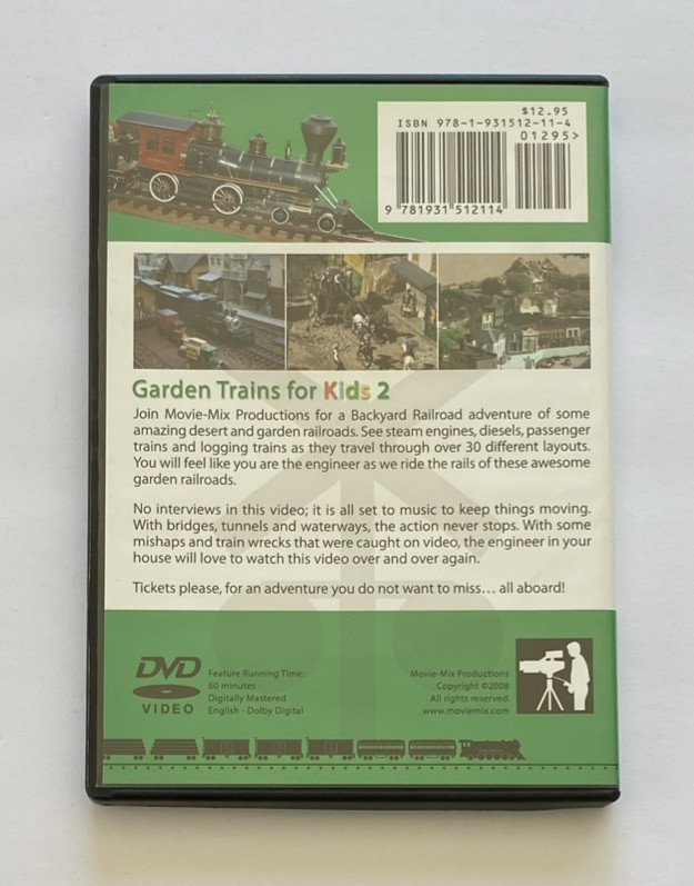 Backyard Railroads: Garden Trains For Kids 2 (DVD, 2008)