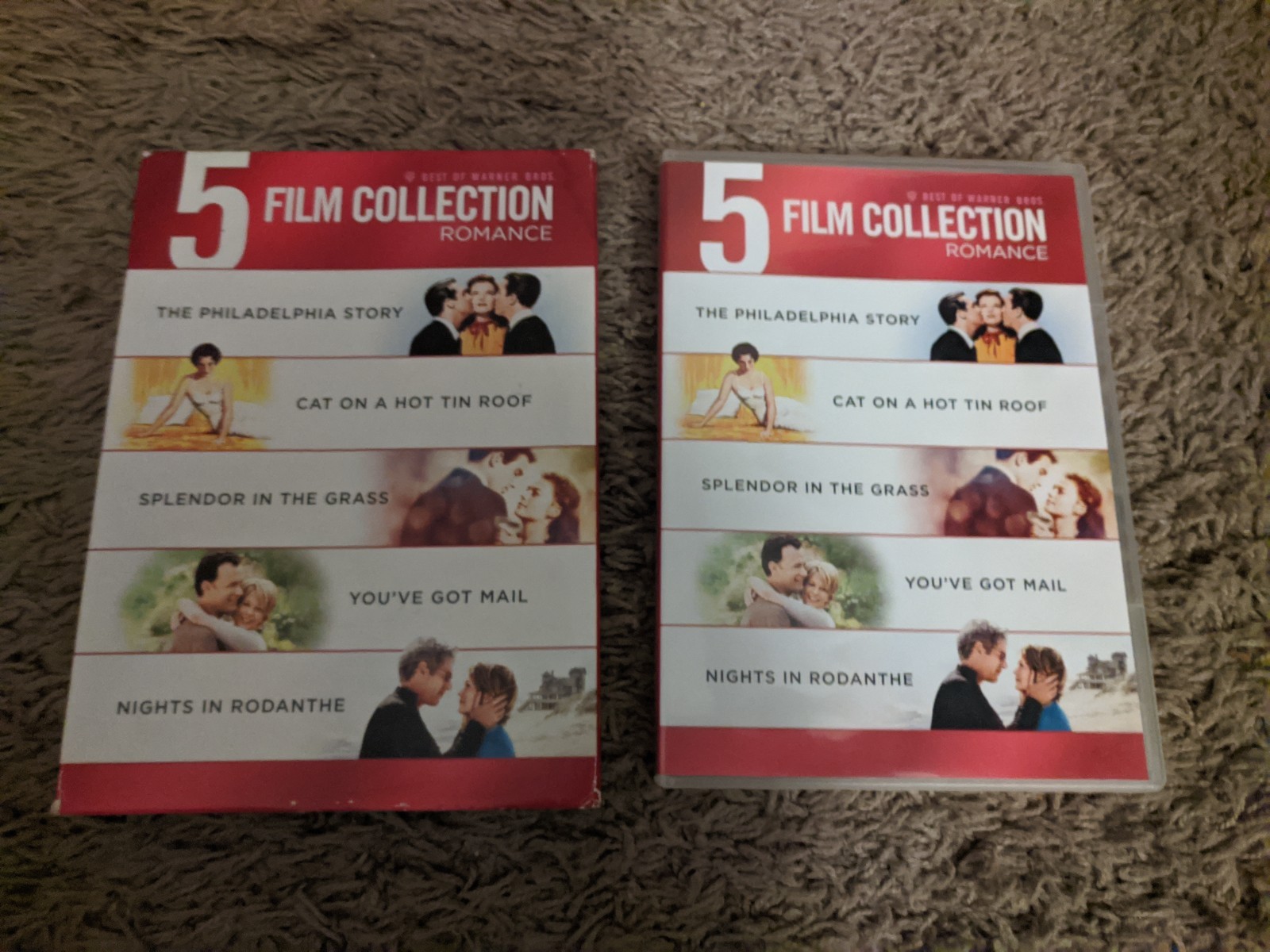 Best of Warner Bros 5 Film Collection ROMANCE (DVD, 2013, 5-Disc Set)