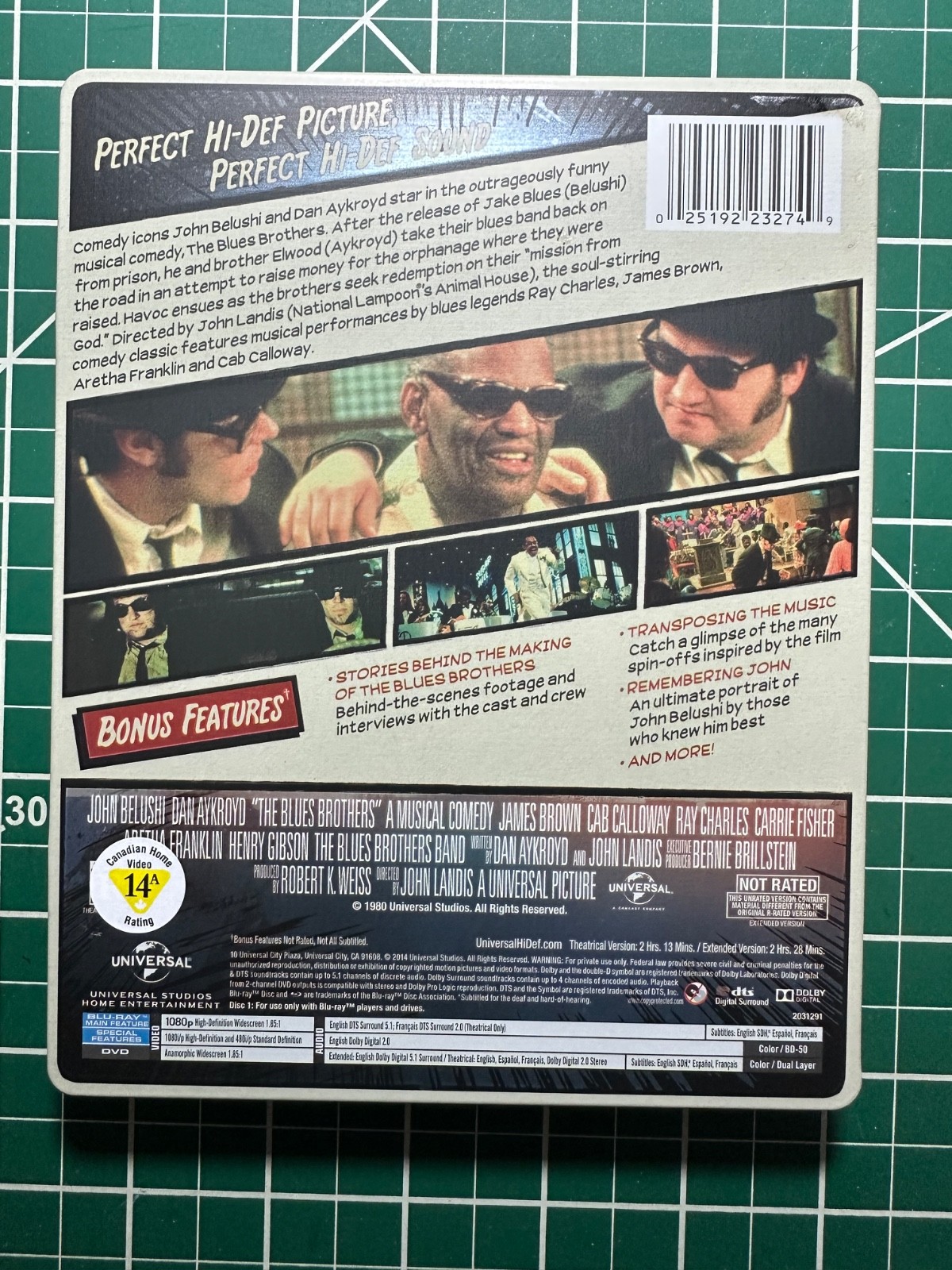 The Blues Brothers Limited Edition Steelbook (Blu-ray + DVD) Extended Theatrical