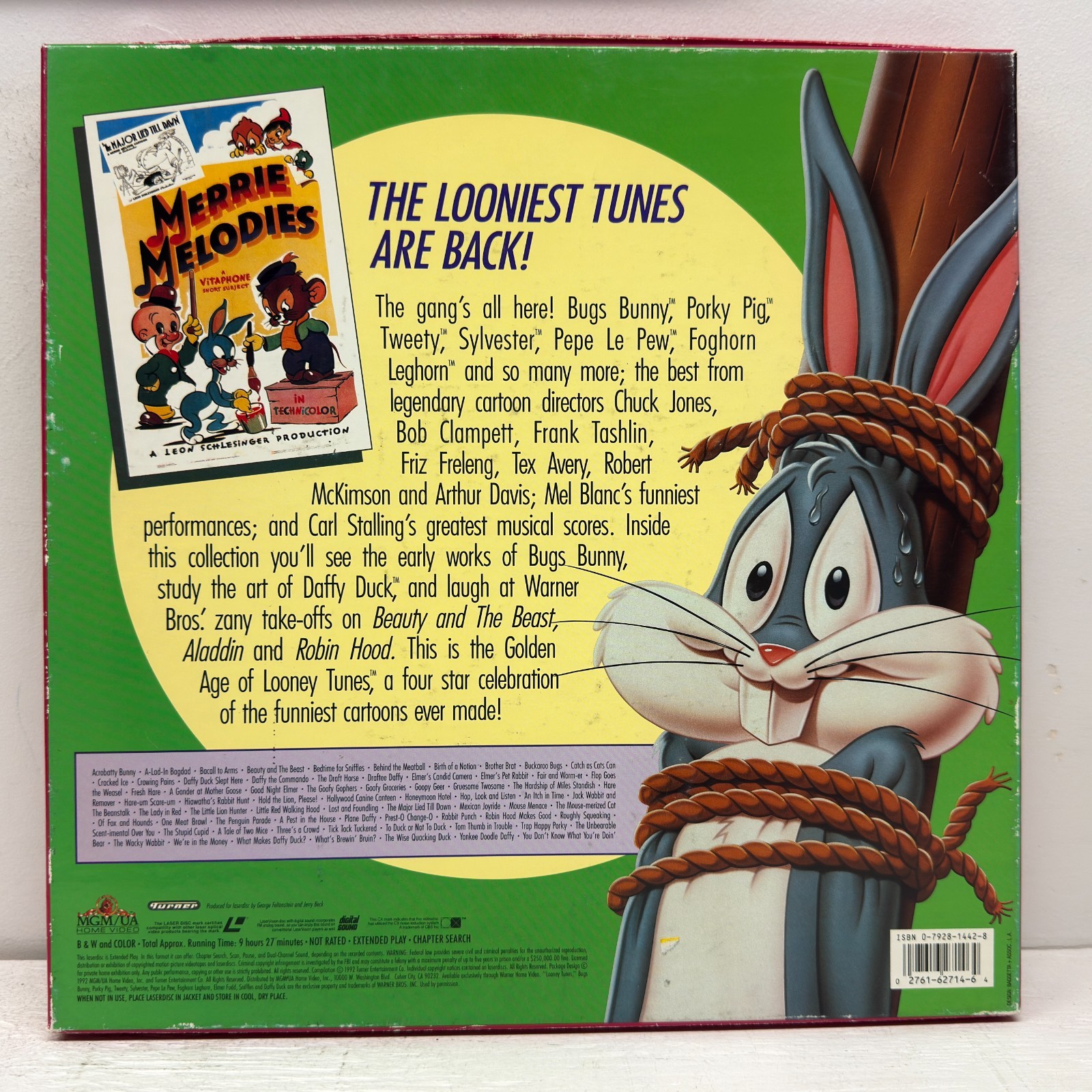 Golden Age of Looney Tunes Vol 2 LaserDisc 5 Disc Set 70 Cartoons 1931 to 1948