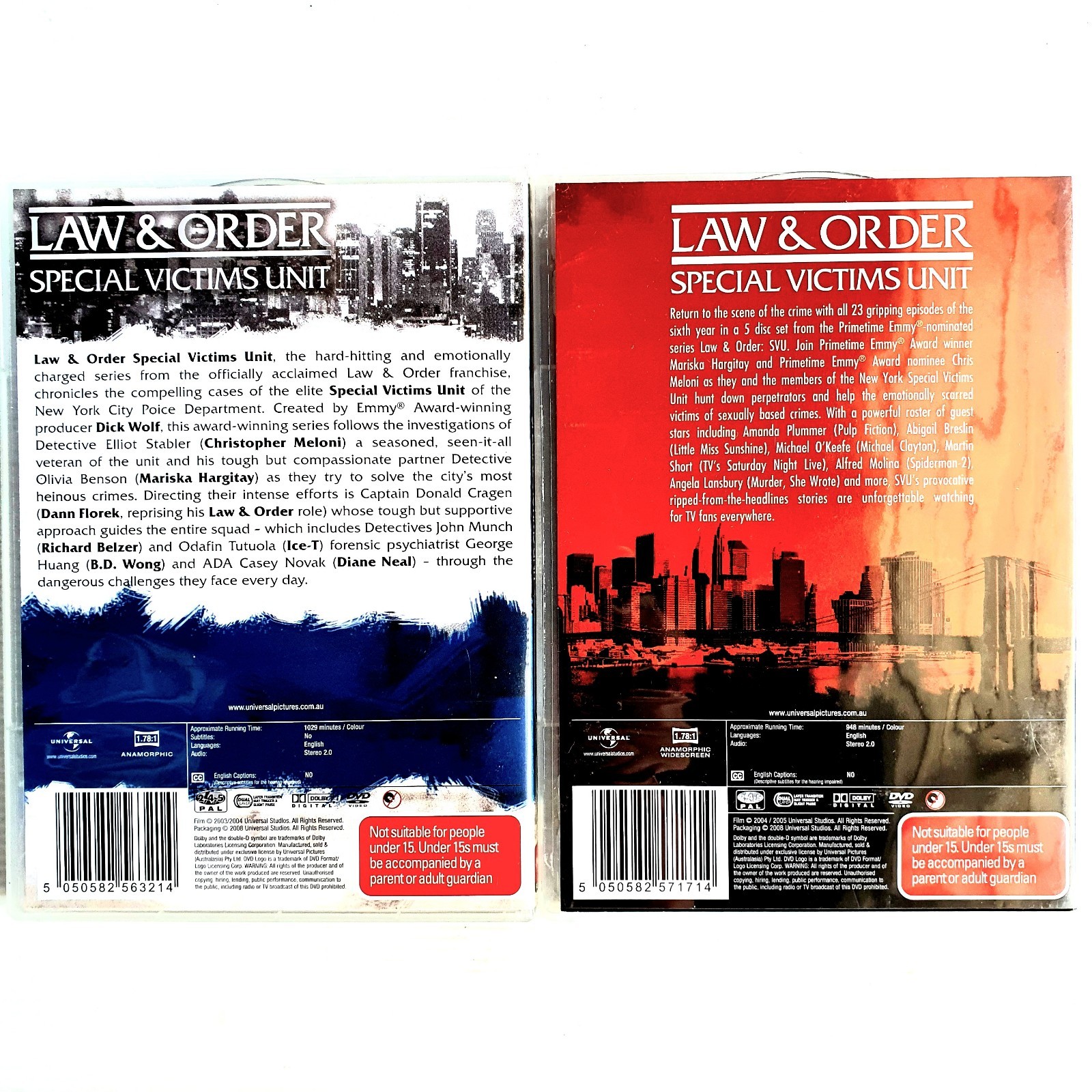 Law & Order SVU Complete Seasons Series 1-14 DVD Crime Gift Set Region 2/4