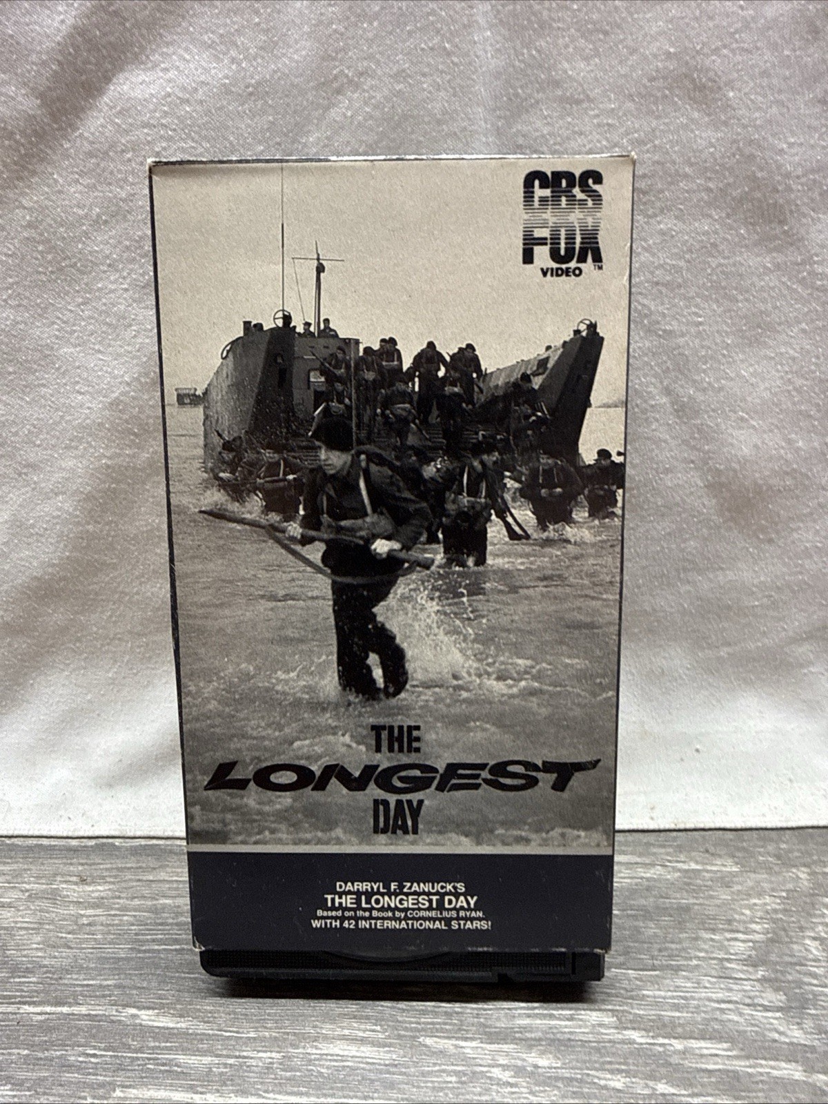 The Longest Day (VHS 1962, 2-Tape Set) War CBS FOX ~ FREE SHIPPING