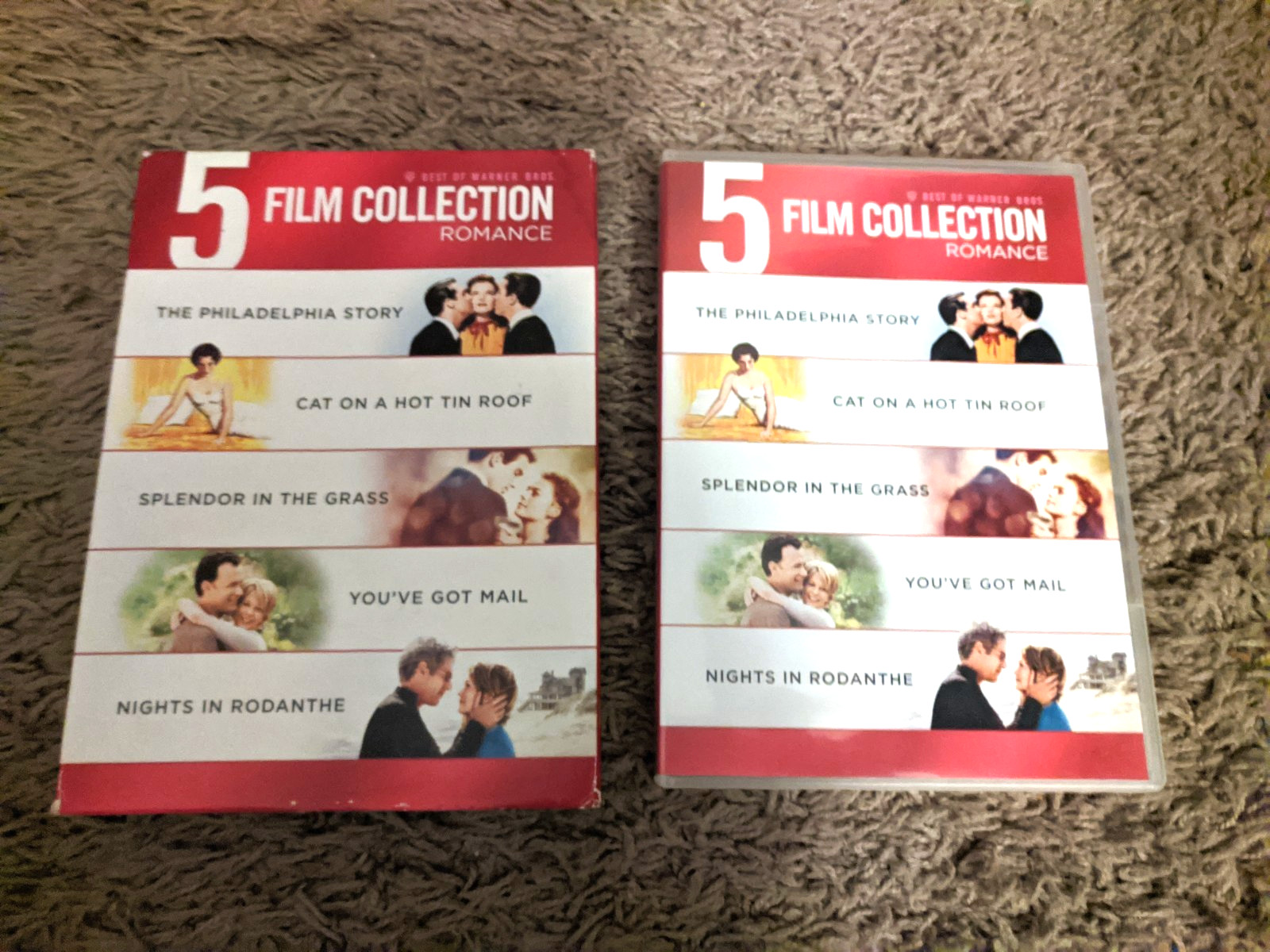 Best of Warner Bros 5 Film Collection ROMANCE (DVD, 2013, 5-Disc Set)