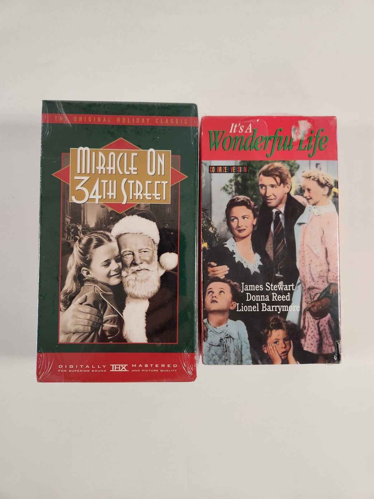 It’s a Wonderful Life, A Christmas Carol, Miracle On 34th Street SEALED VHS Tape