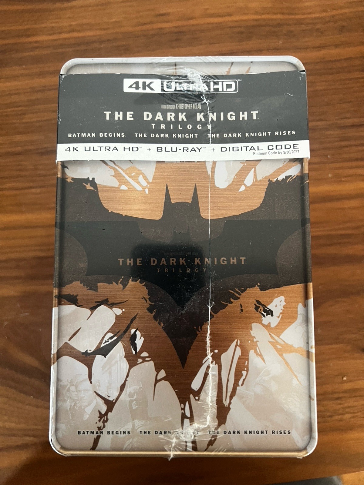THE DARK KNIGHT TRILOGY STEELBOOK SET 4K ULTRA HD + BLU-RAY + DIGITAL