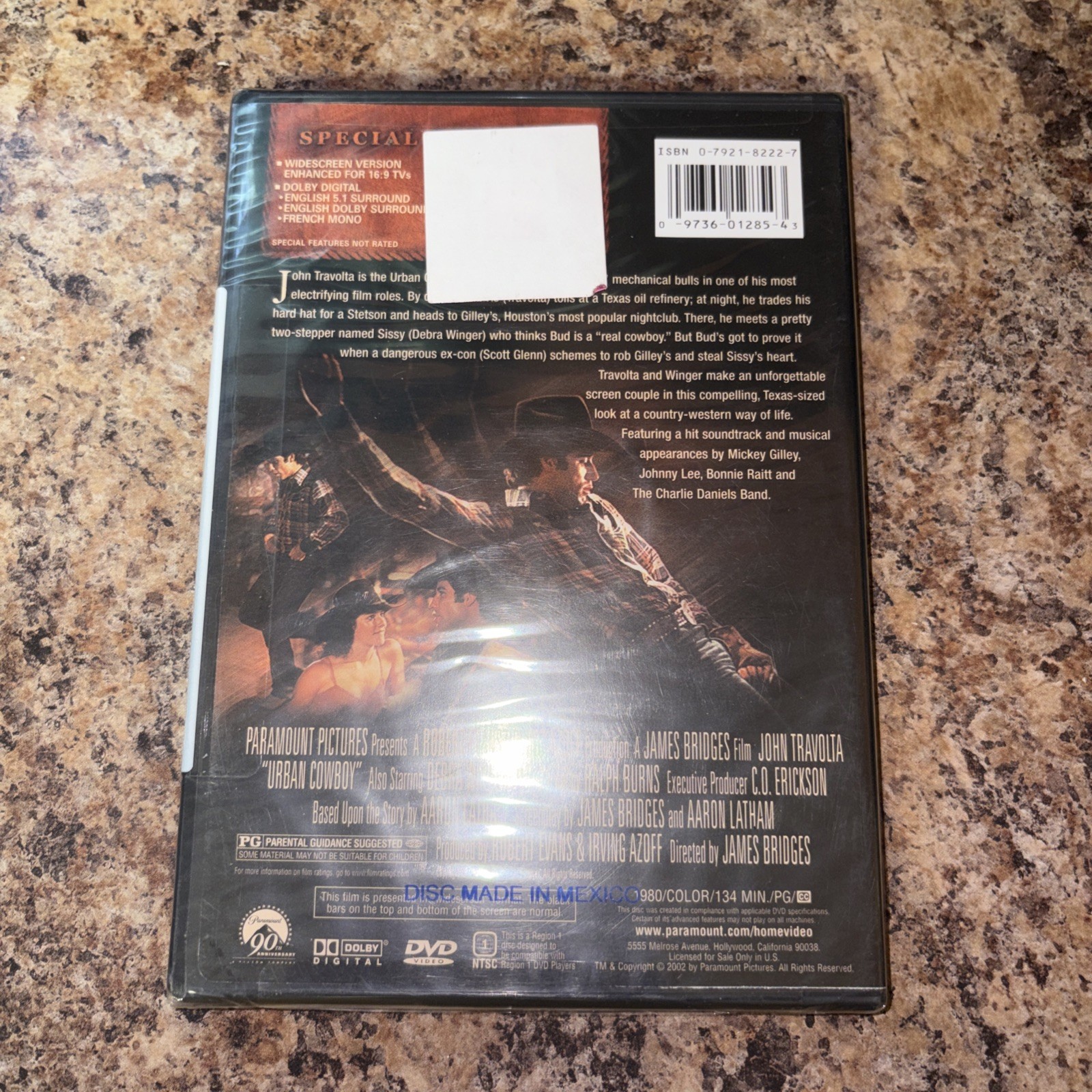 Urban Cowboy DVD John Travolta Debra Winger NEW Sealed