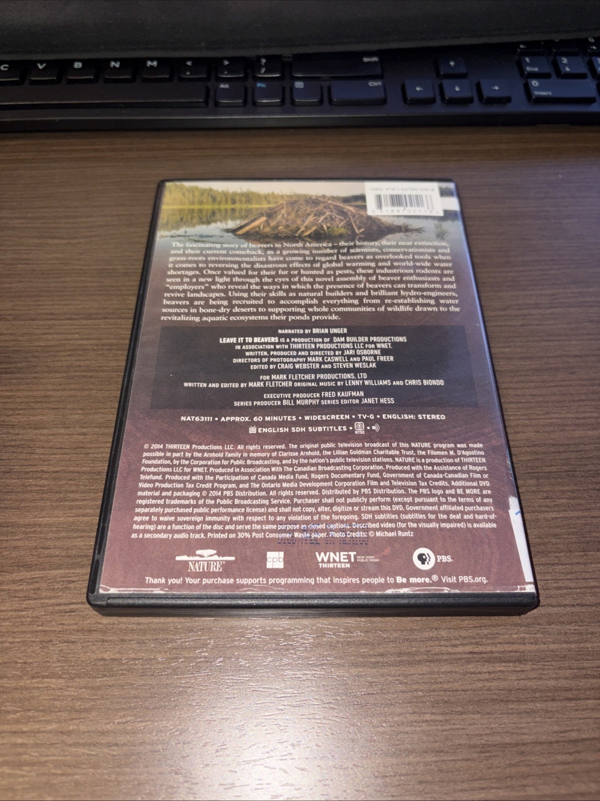 Nature: Leave it to Beavers DVD 2014 PBS WNET Animals Wildlife Natural World