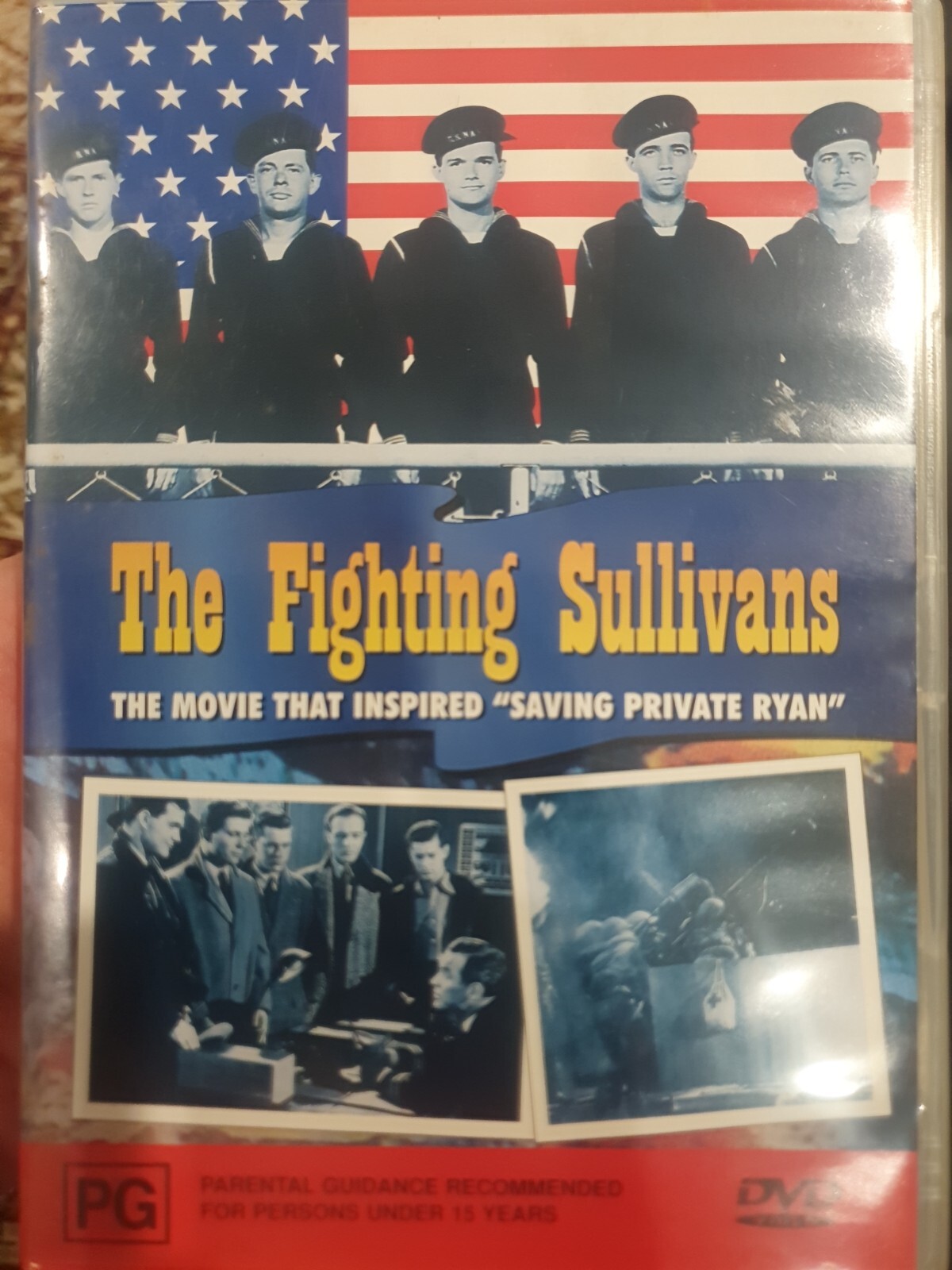 THE FIGHTING SULLIVANS DVD WORLD WAR II WW2 FILM ANNE BAXTER & THOMAS MITCHELL