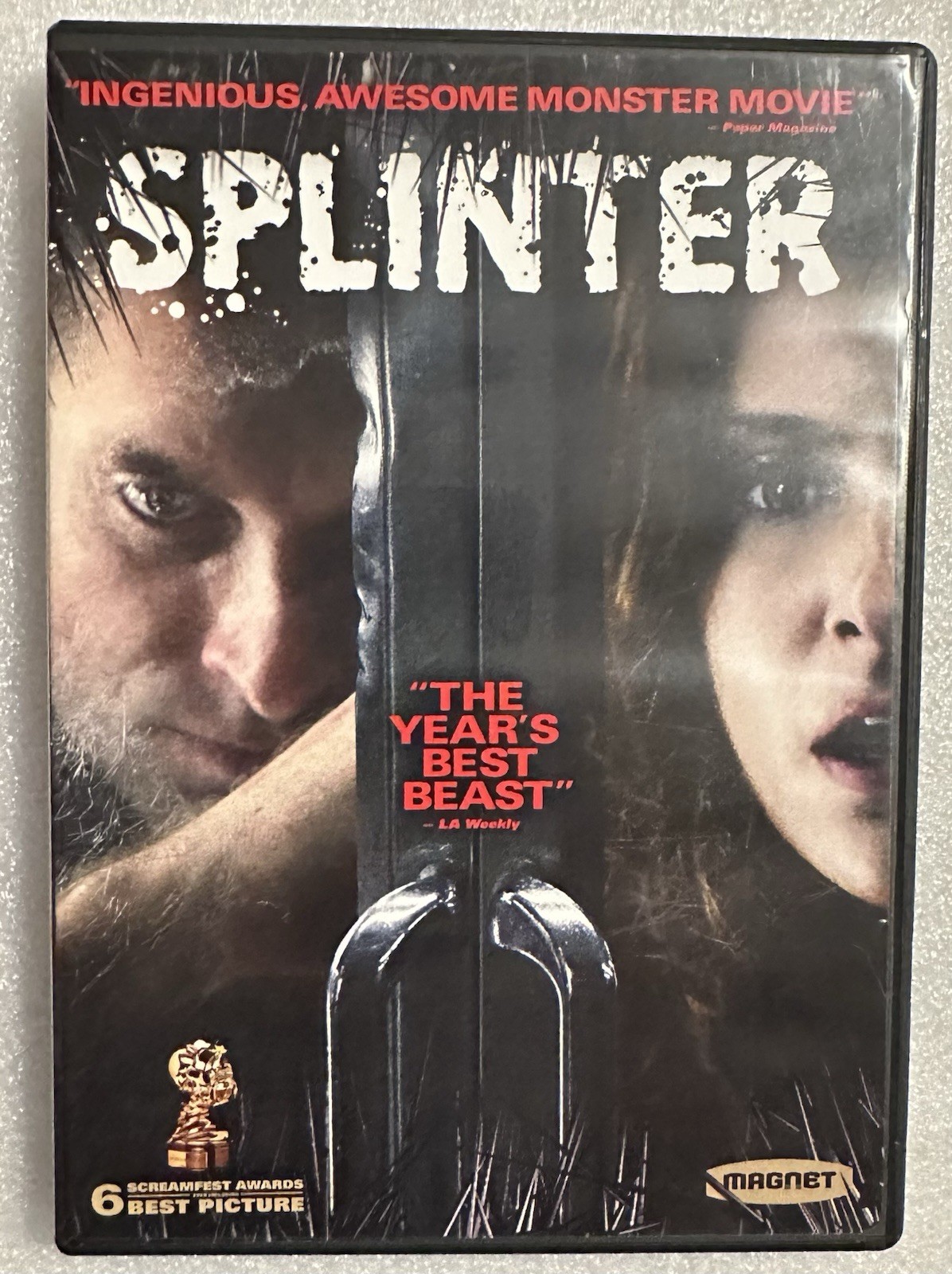 Splinter DVD Like New Magnet Magnolia Movie 2009 Horror, Gore, Monster Film