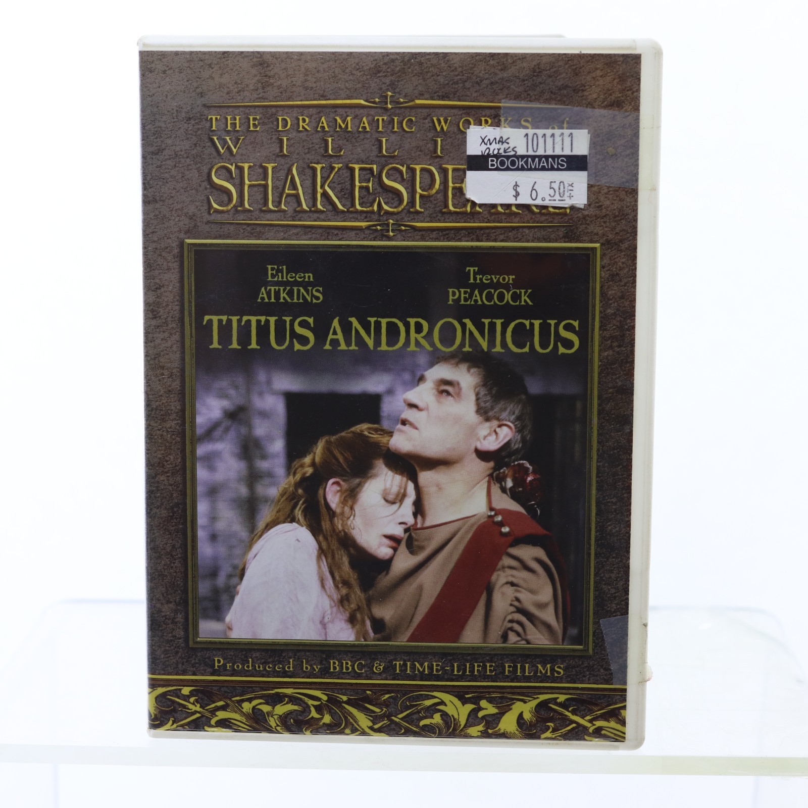 Dramatic Works of William Shakespeare: Titus Andronicus DVD Atkins Peacock