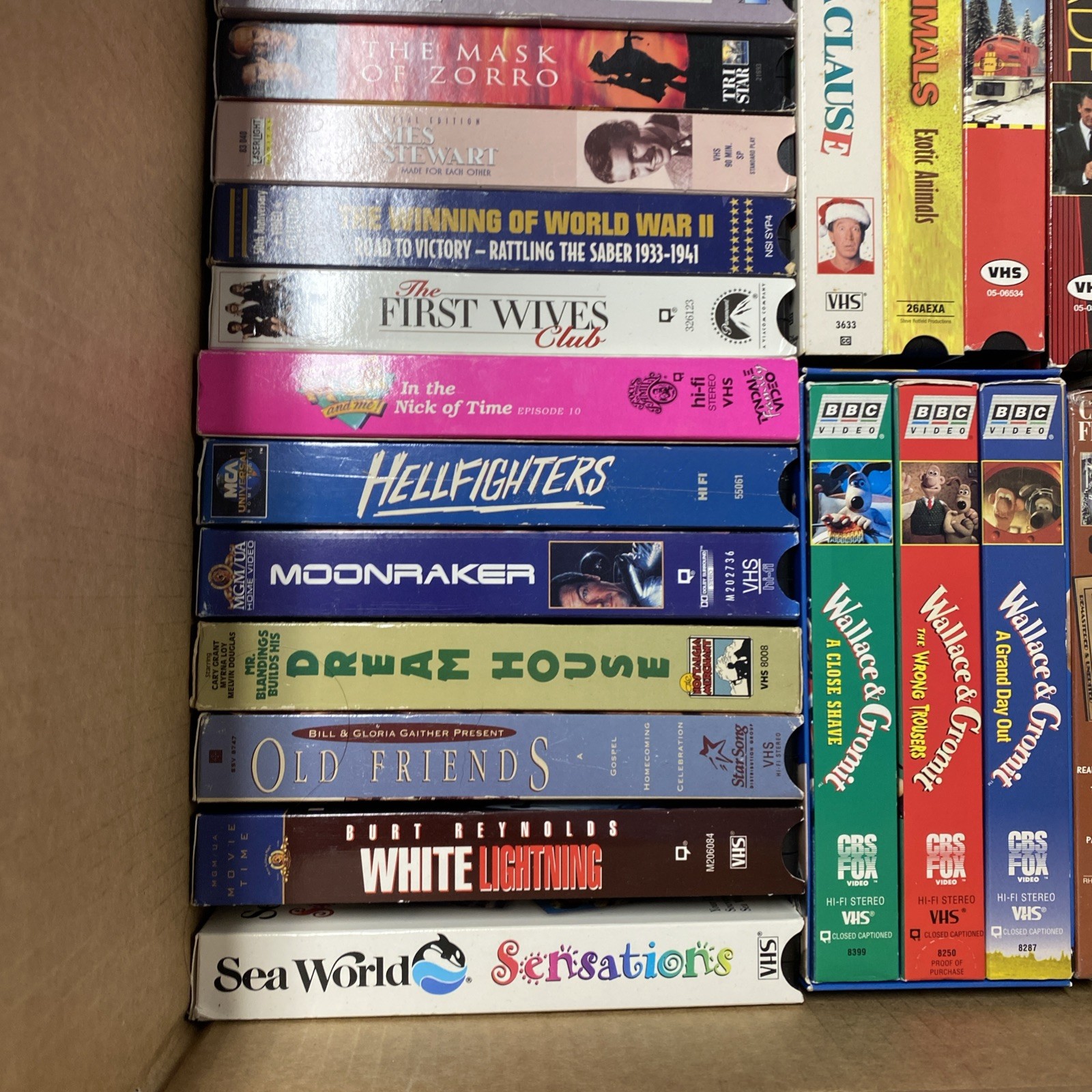 VHS Tapes Lot Of 30 Vintage Movies TV Mixed Bundle Tape Variety