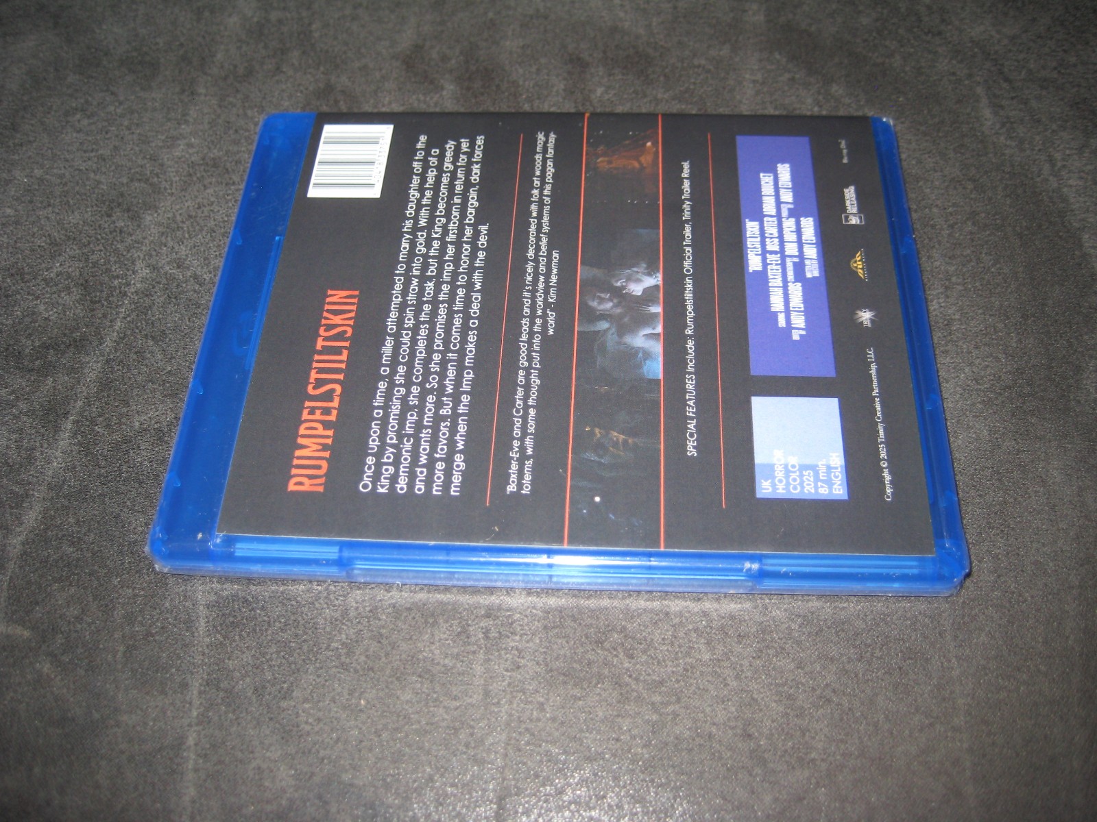 RUMPELSTILTSKIN (BLU-RAY 2025) BRAND NEW – NOT RATED – WIDESCREEN – HORROR