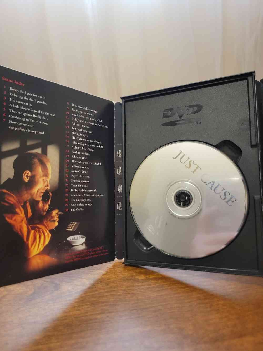 Just Cause DVD Sean Connery Laurence Fishburne 1995 Snapcase Film G20