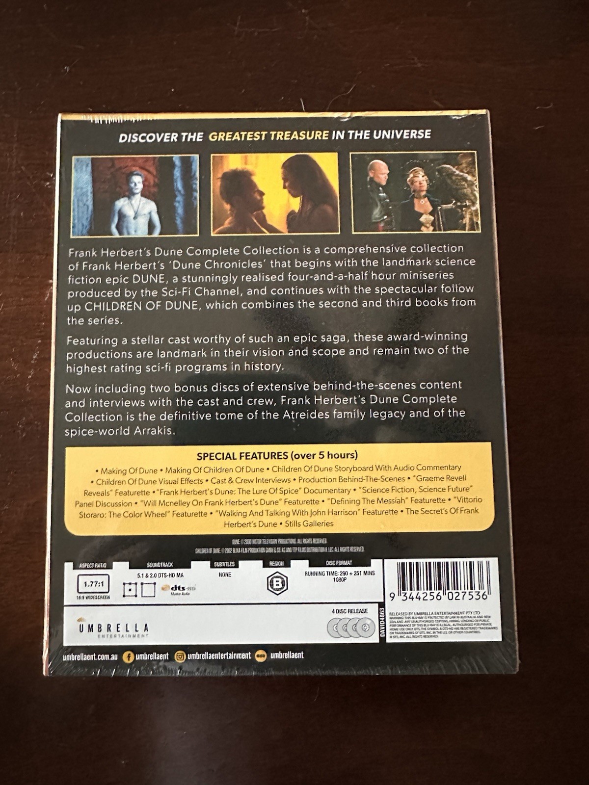 Frank Herbert’s Dune Collection Blu-ray, Sealed, Umbrella Ent.