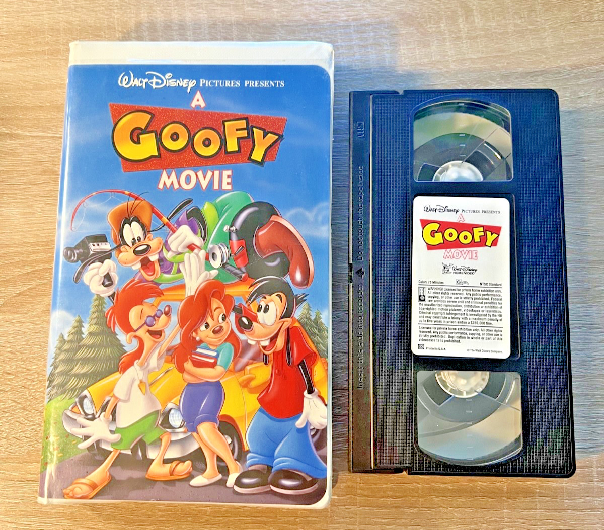 Disney A Goofy Movie VHS Tape Animation Family Full Screen 1995 Walt Disney 90’s