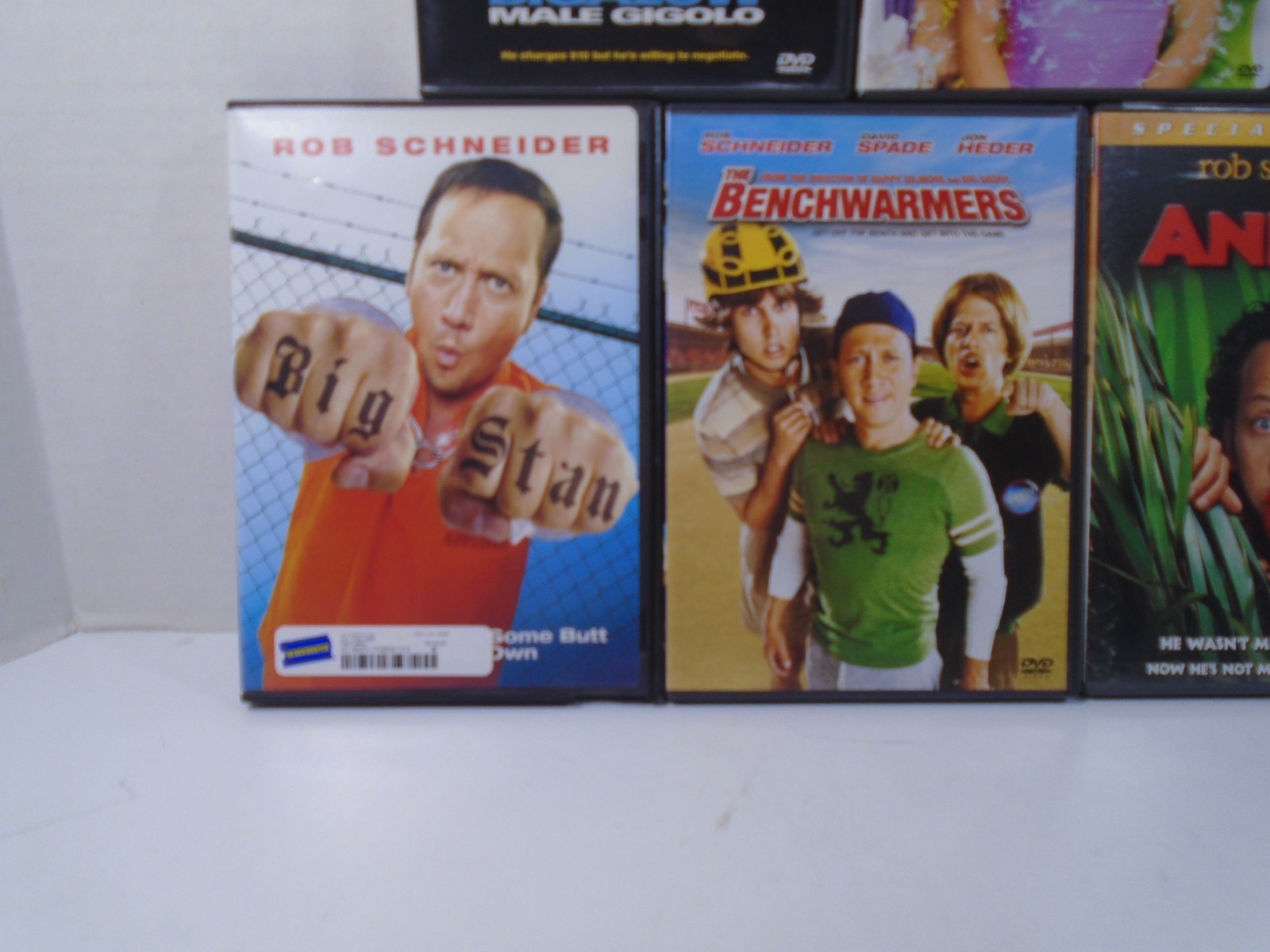 5–ROB SCHNEIDER DVDS / ANIMAL–BENCHWARMERS–DUECE BIGALOW–BIG STAN–HOT CHICK