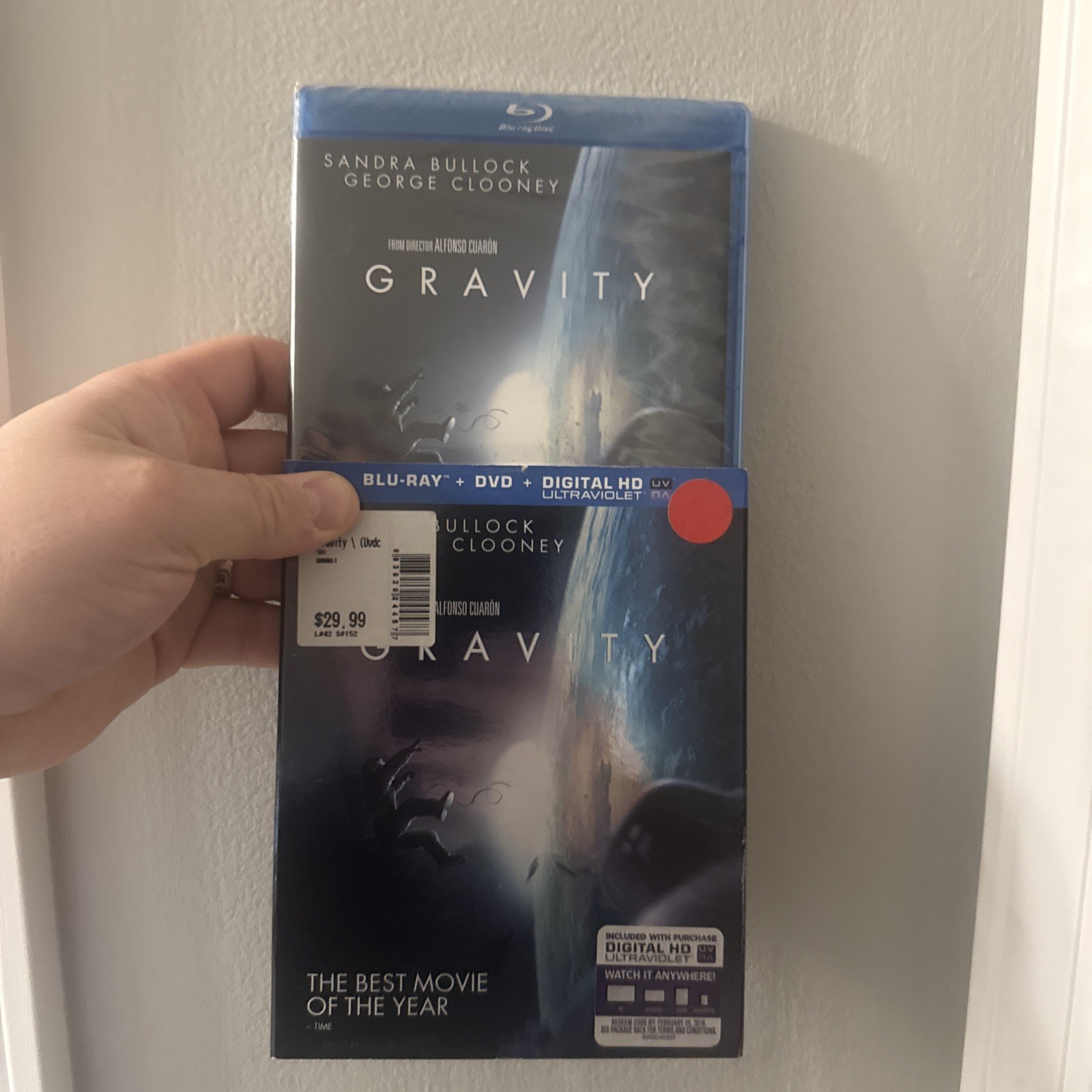 Gravity (Blu-ray, 2013) Brand New Sealed In Plastic Wrapping Bullock/Clooney