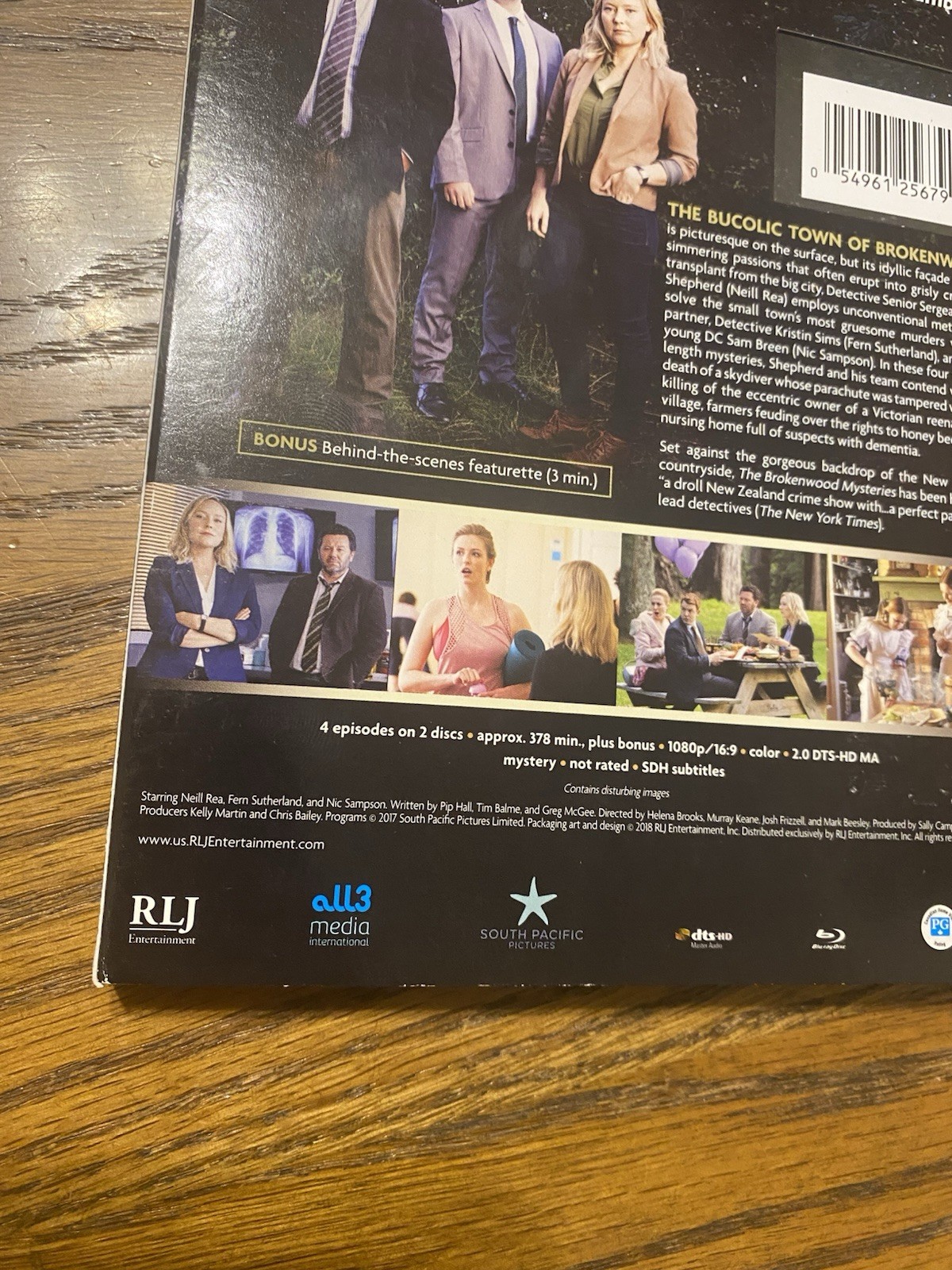 The Brokenwood Mysteries: Series 4 (Blu-ray, 2017) New Zealand Detectives Rare