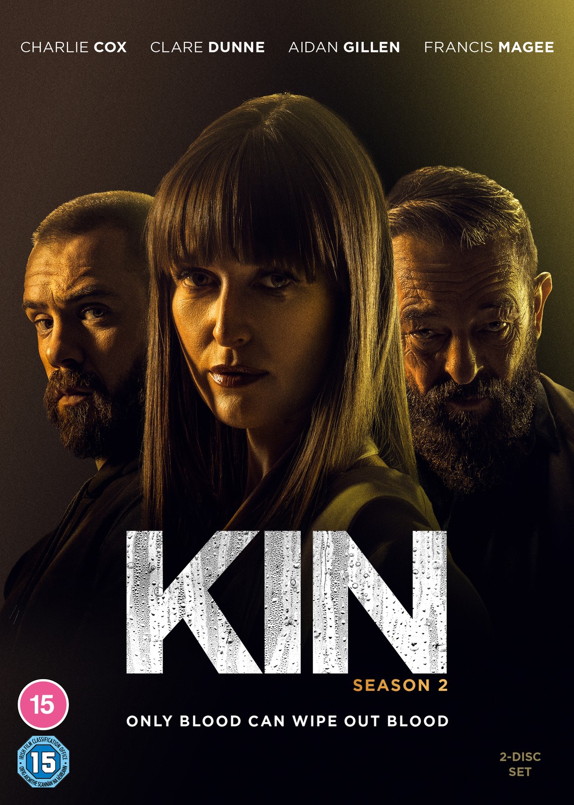 Kin: Season 2 (DVD) Aidan Gillen Charlie Cox Clare Dunne Sam Keeley (UK IMPORT)