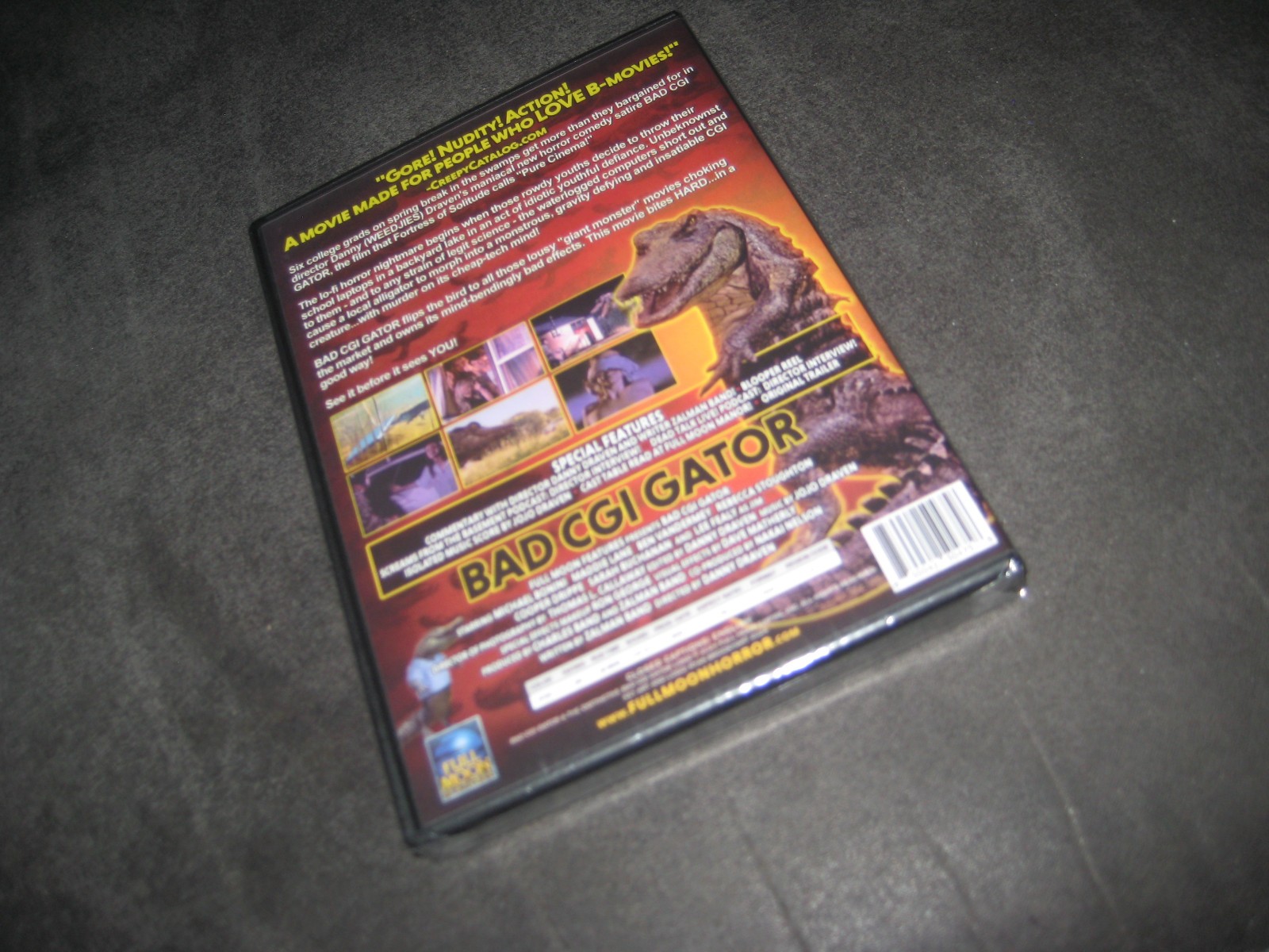 BAD CGI GATOR (DVD 2023) BRAND NEW – NOT RATED – WIDESCREEN – HORROR