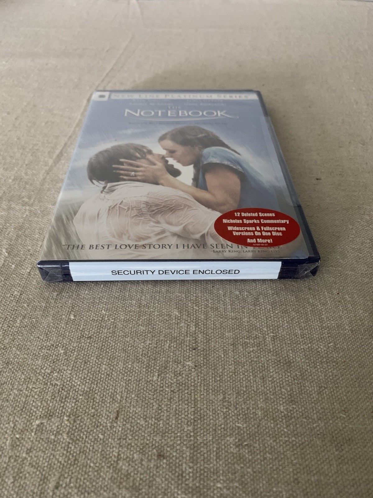 The Notebook (DVD, 2004) New Line Platinum Series Ryan Gosling- New & Sealed