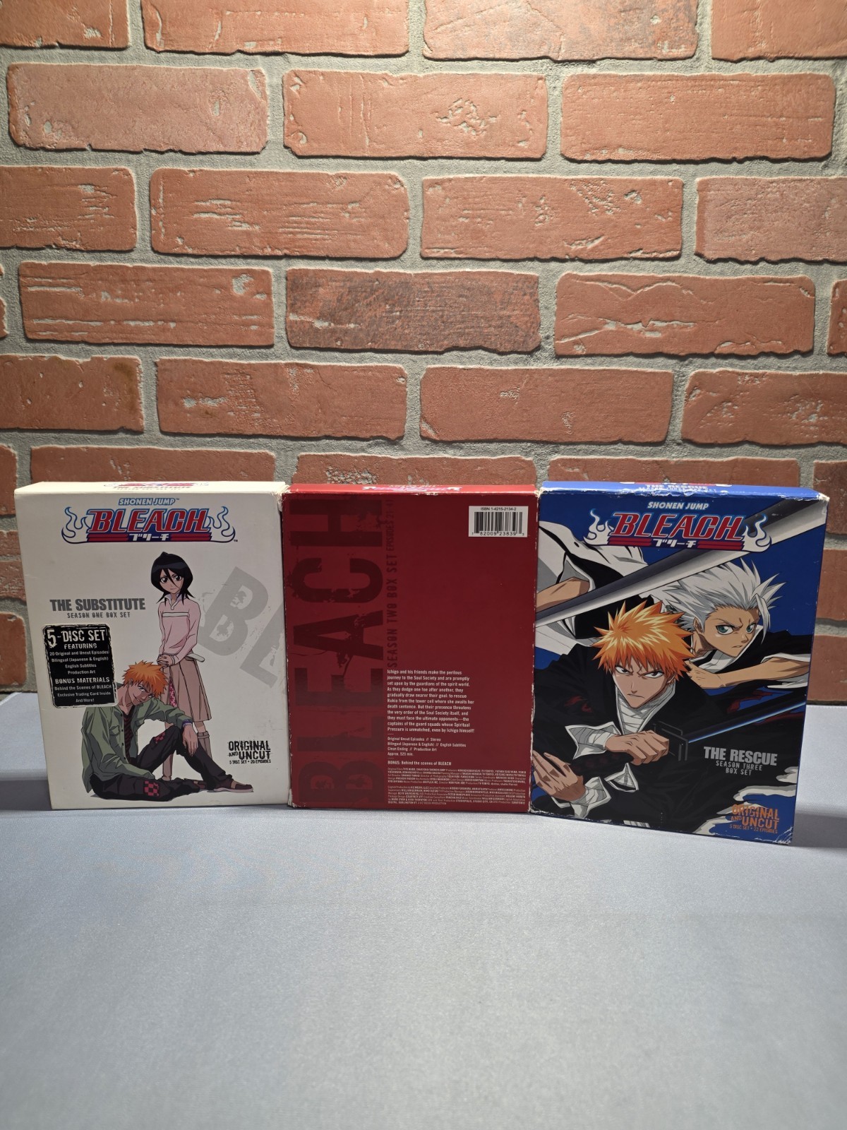 Shonen Jump Bleach DVD Lot Season 1-3 Dvd Set 6 Through 11 The Assault Disk 2&3