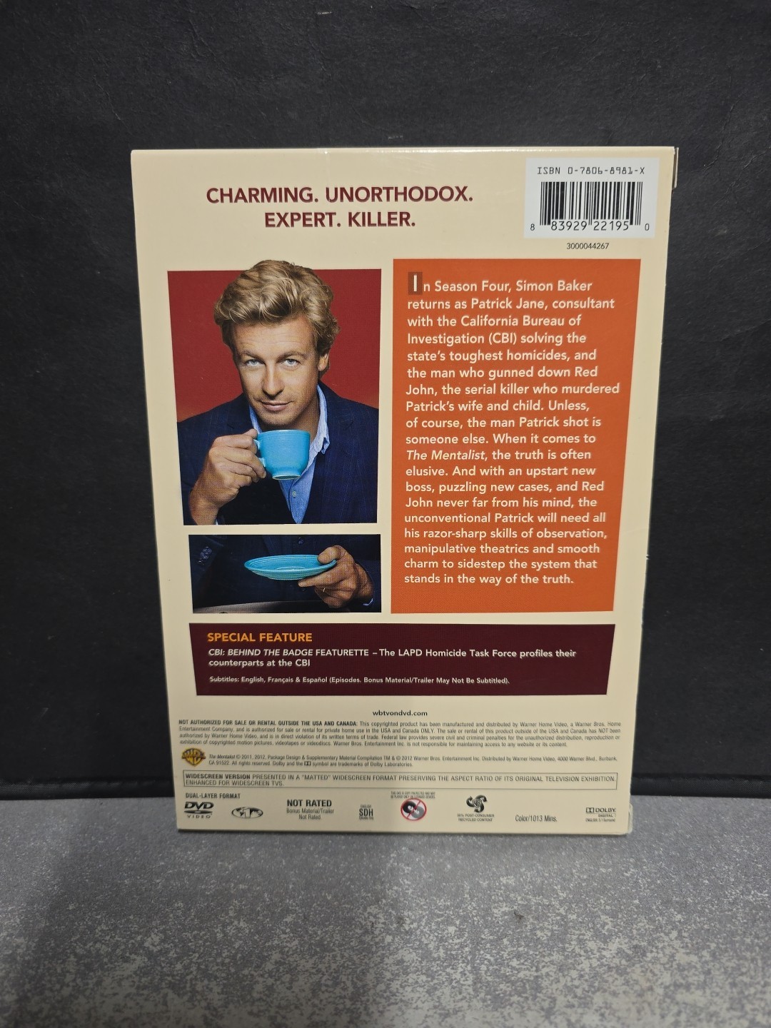 The Mentalist: the Complete Series DVD Seasons 1-5 & 7 Including Booklets, Good+