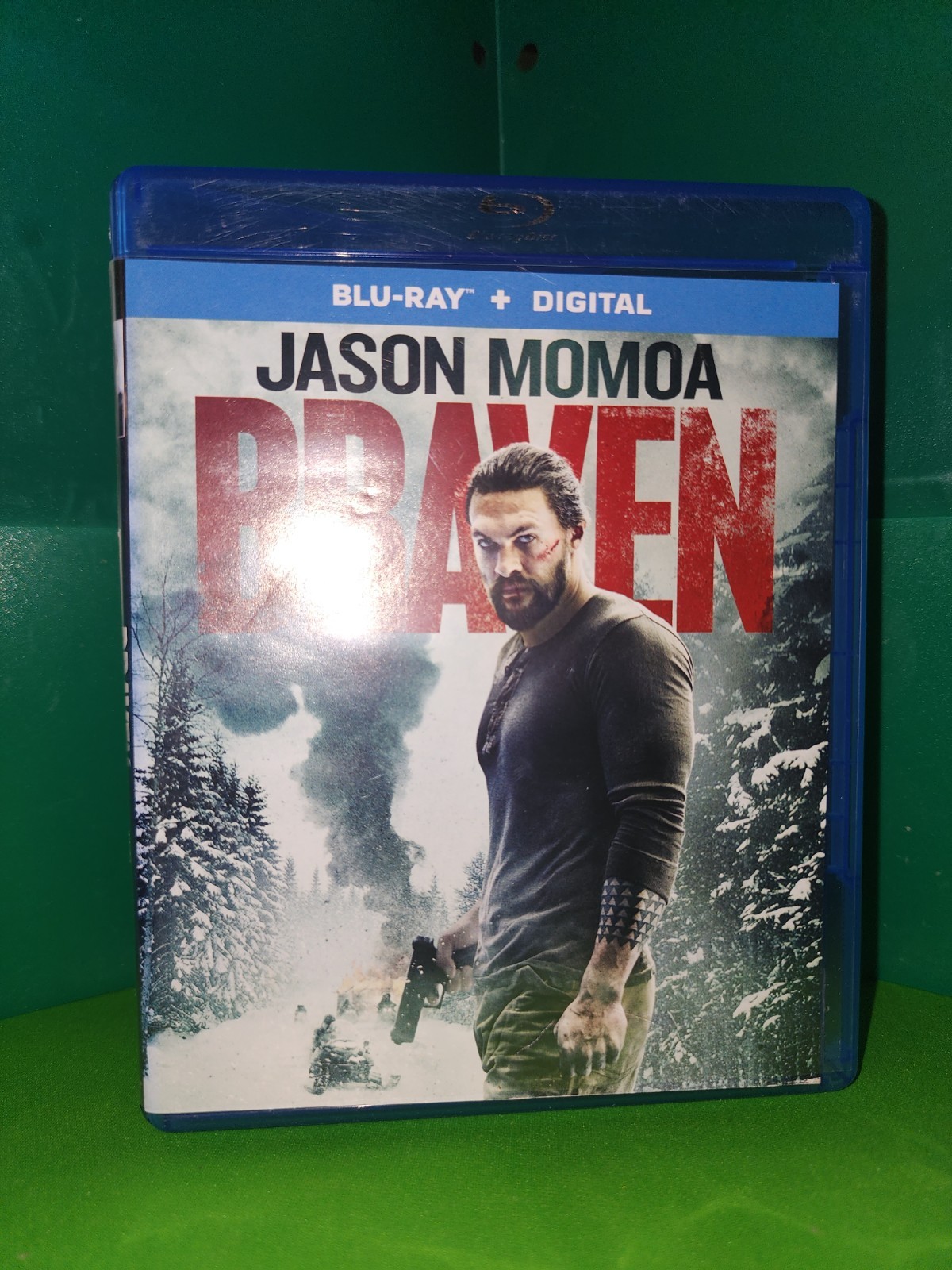 CIB w/ Insert – Braven (Blu-ray, 2018, Lionsgate) Jason Momoa Jill Wagner Lang