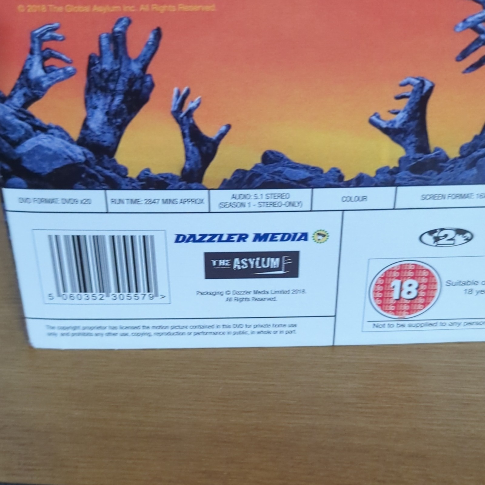 Z Nation Seasons 1-5 DVD Box Set Dazzler Media Region 2 PAL 16:9