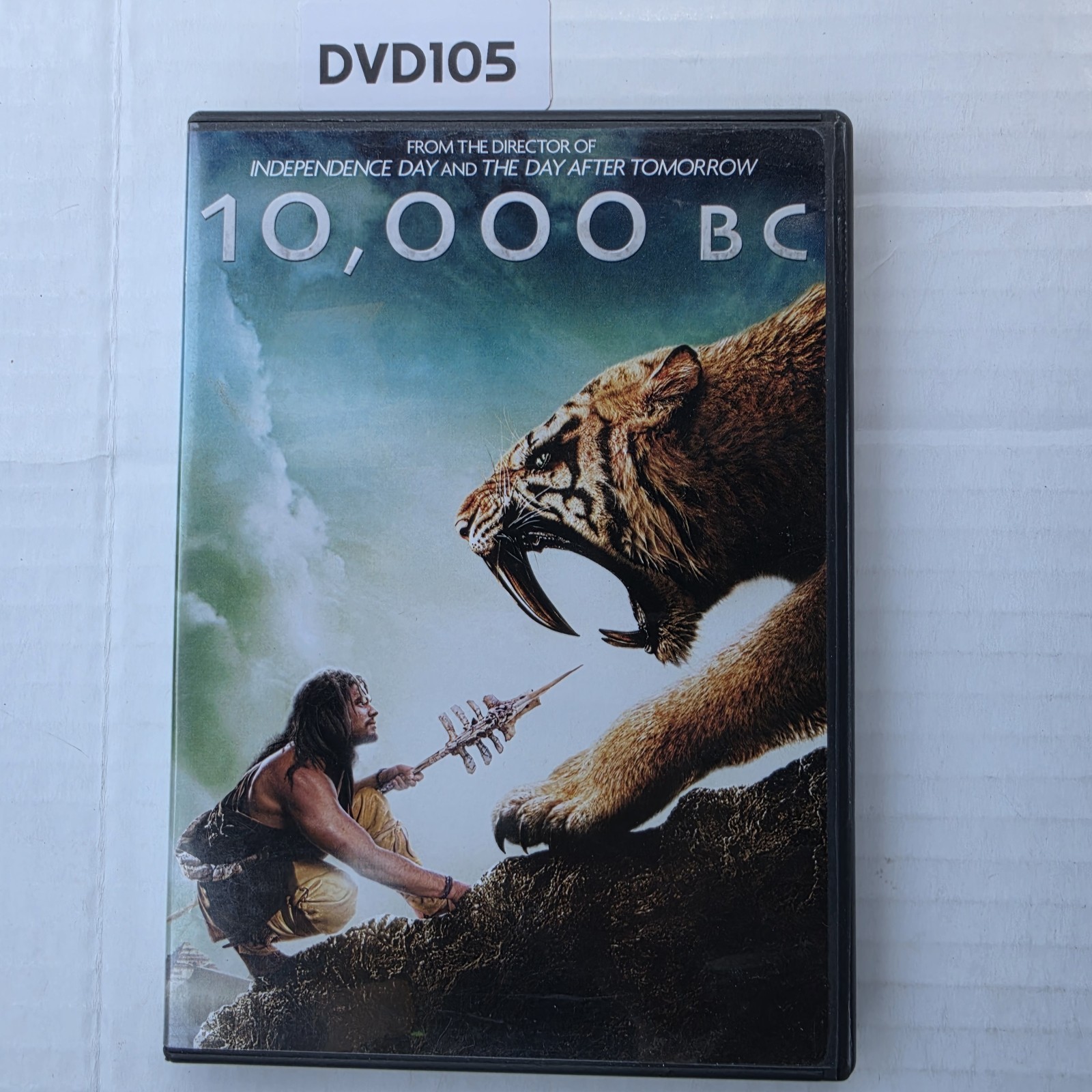 10,000 BC (DVD, 2008) Widescreen And Full Screen – Very Good