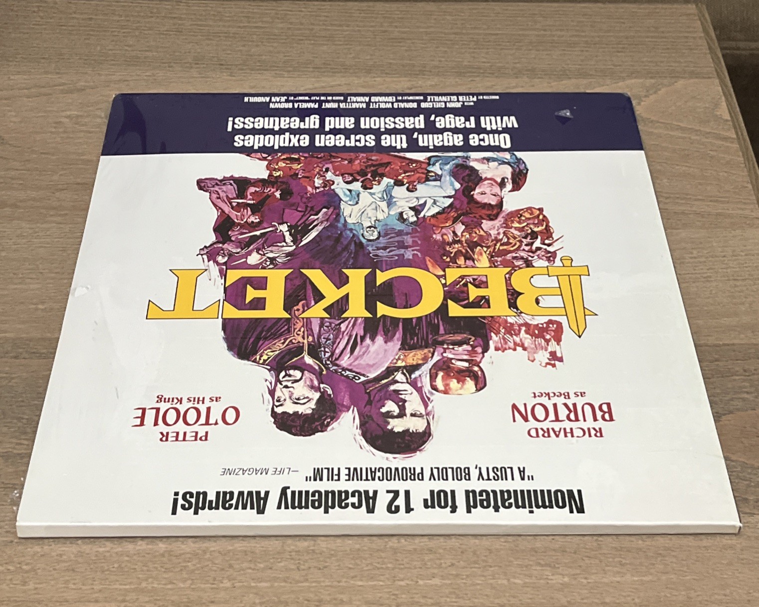 BECKET Laserdisc * 1964 * Richard Burton Peter O’Toole John Gielgud
